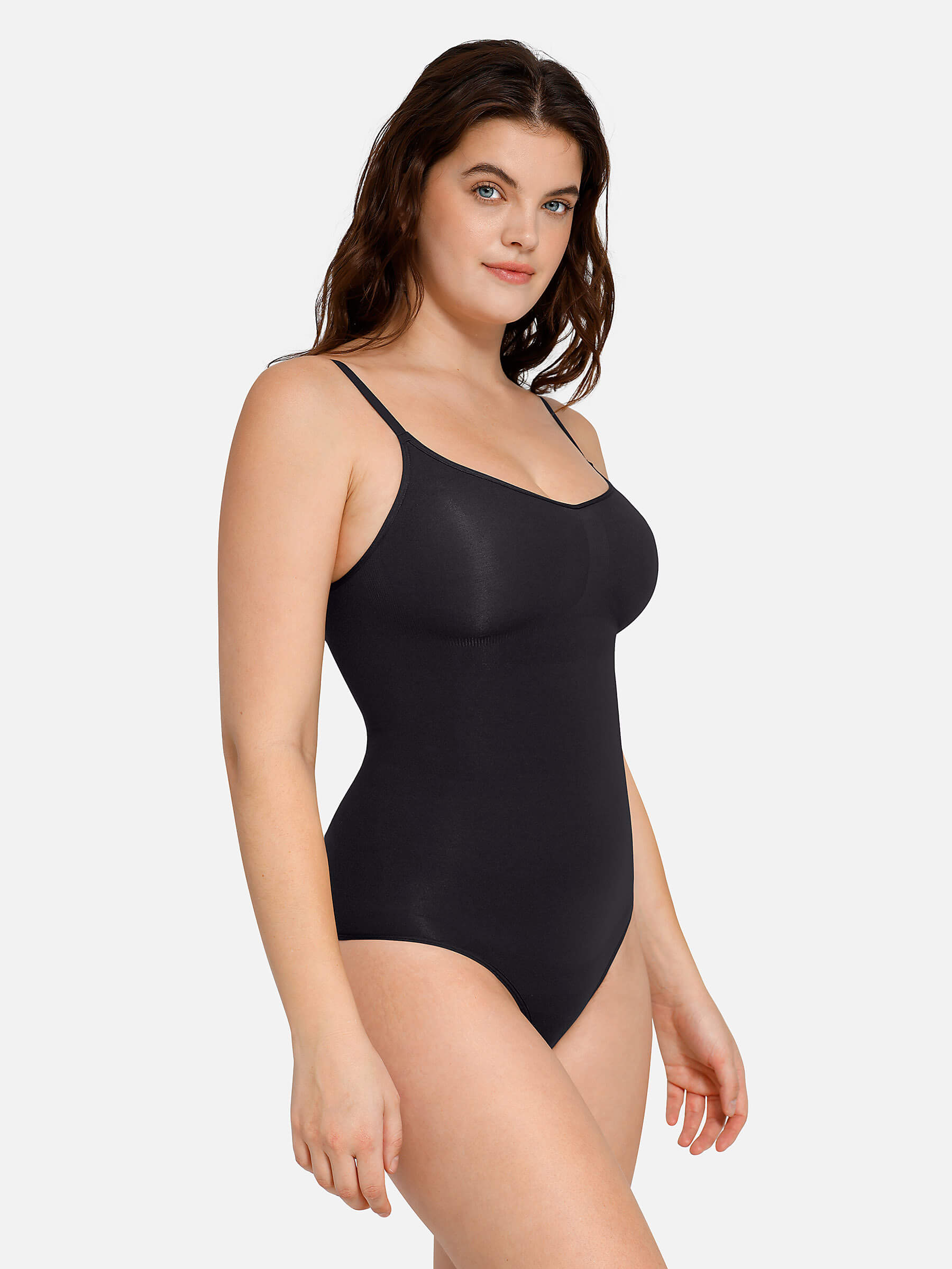 HeyCurve| everyday Wear Seamless Thong Bodysuit