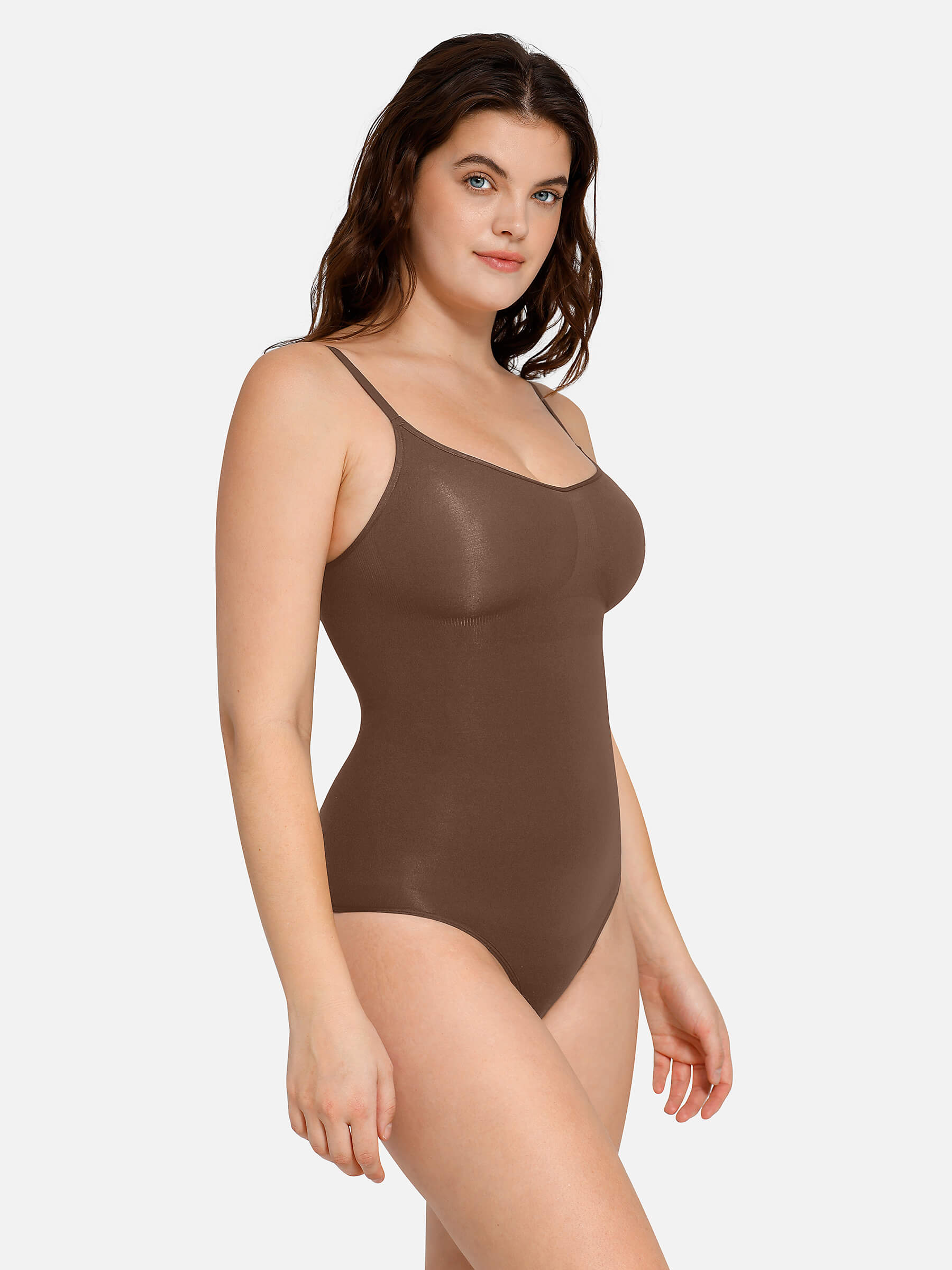 HeyCurve| everyday Wear Seamless Thong Bodysuit