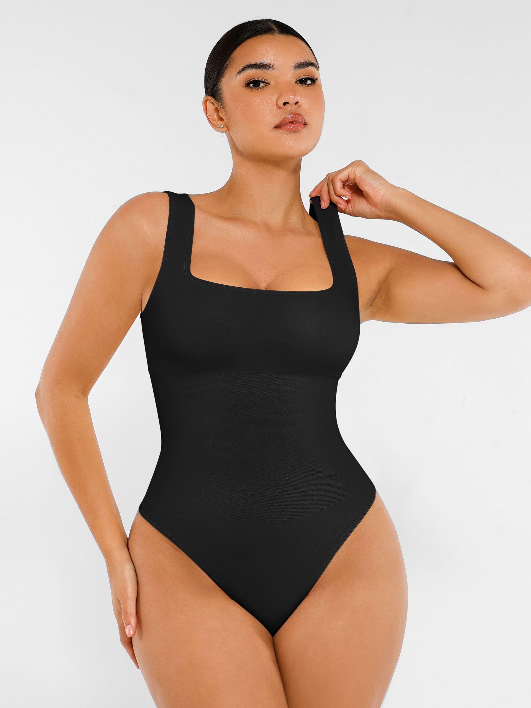 HeyCurve| Seamless Shapewear Thong Bodysuit