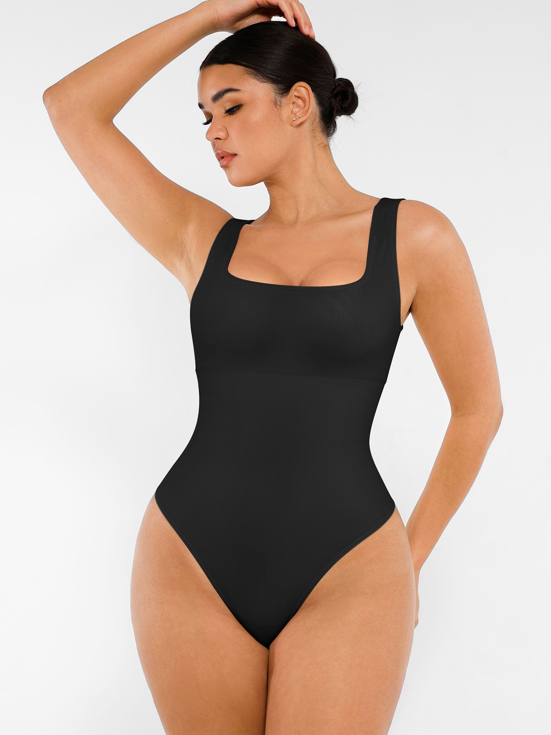 HeyCurve| Seamless Shapewear Thong Bodysuit