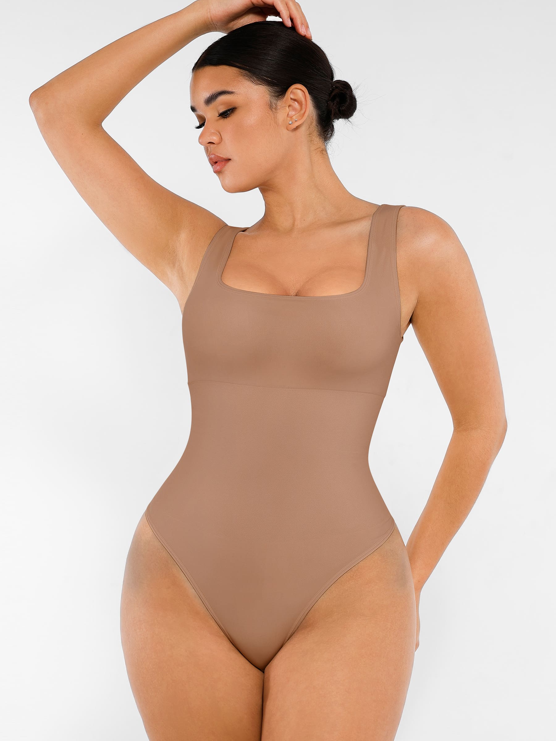 HeyCurve| Seamless Shapewear Thong Bodysuit