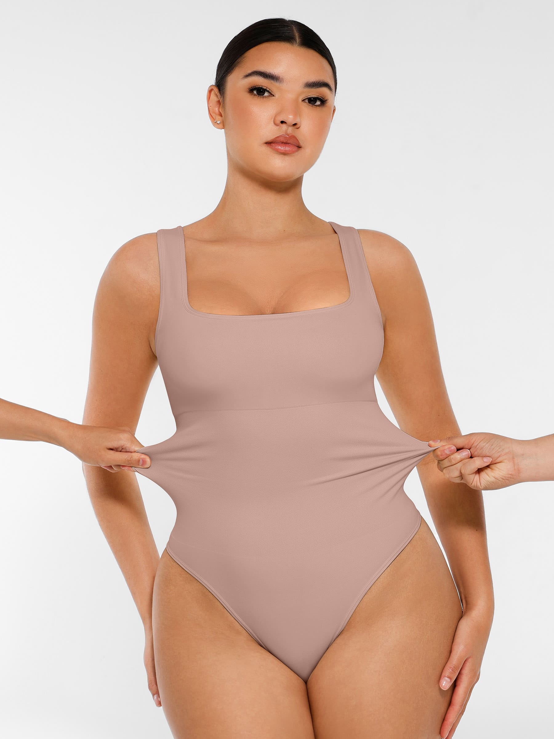 HeyCurve| Seamless Shapewear Thong Bodysuit
