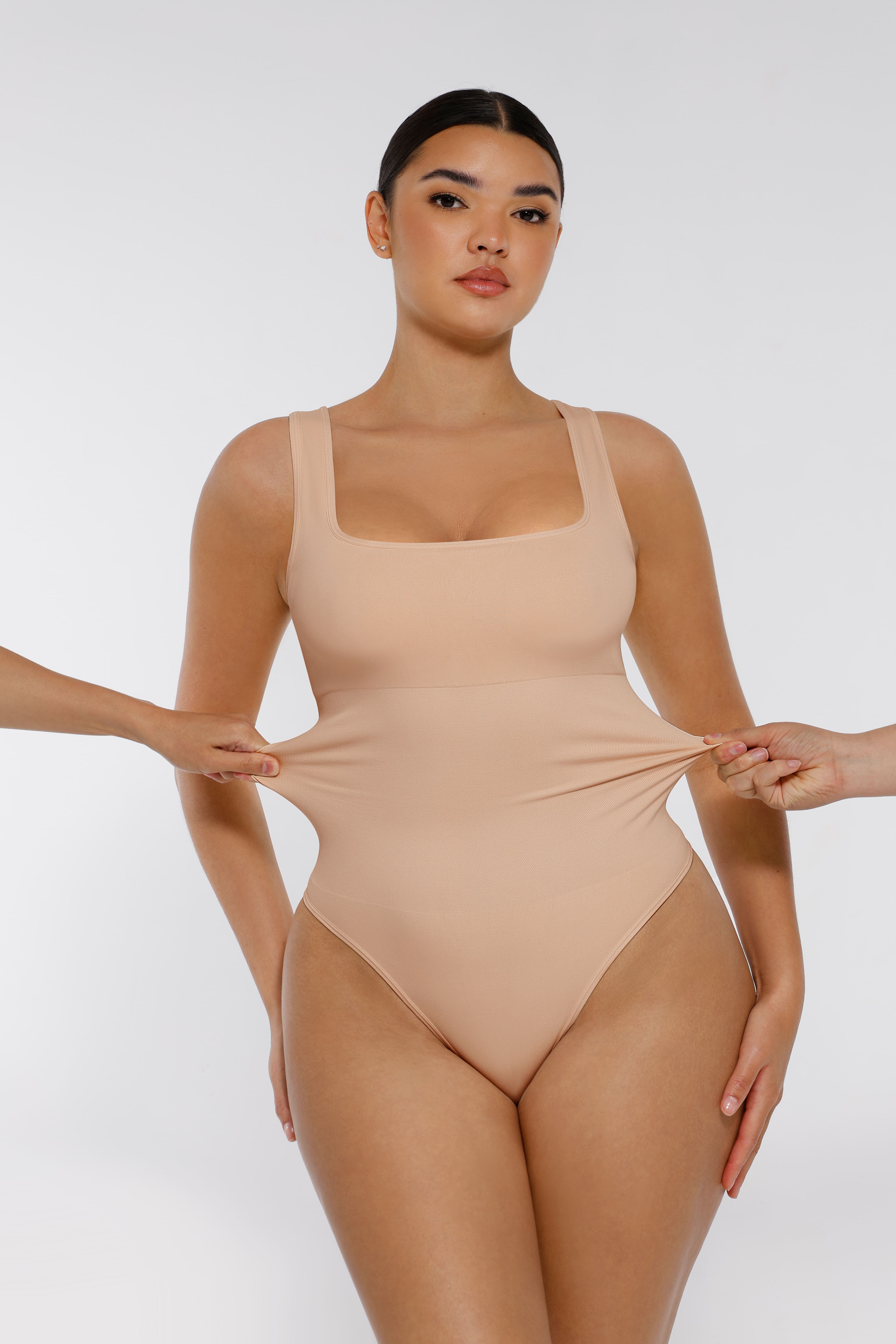 HeyCurve| Seamless Shapewear Thong Bodysuit