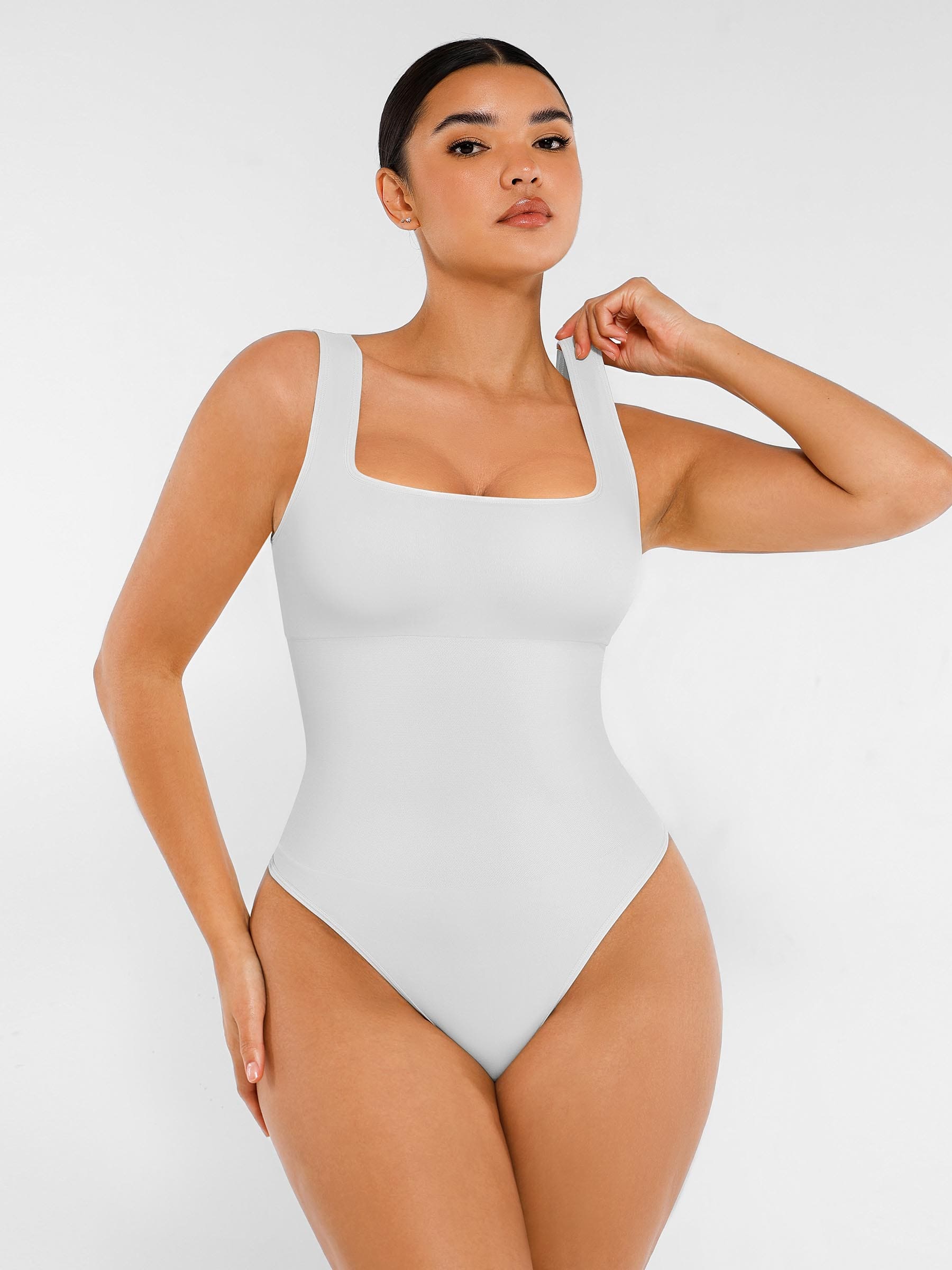 HeyCurve| Seamless Shapewear Thong Bodysuit