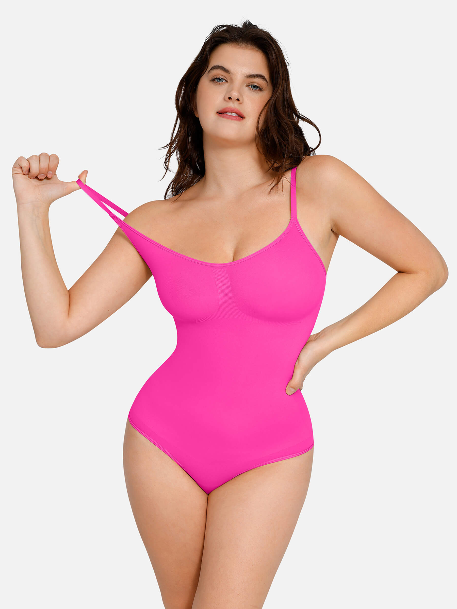 HeyCurve| everyday Wear Seamless Thong Bodysuit