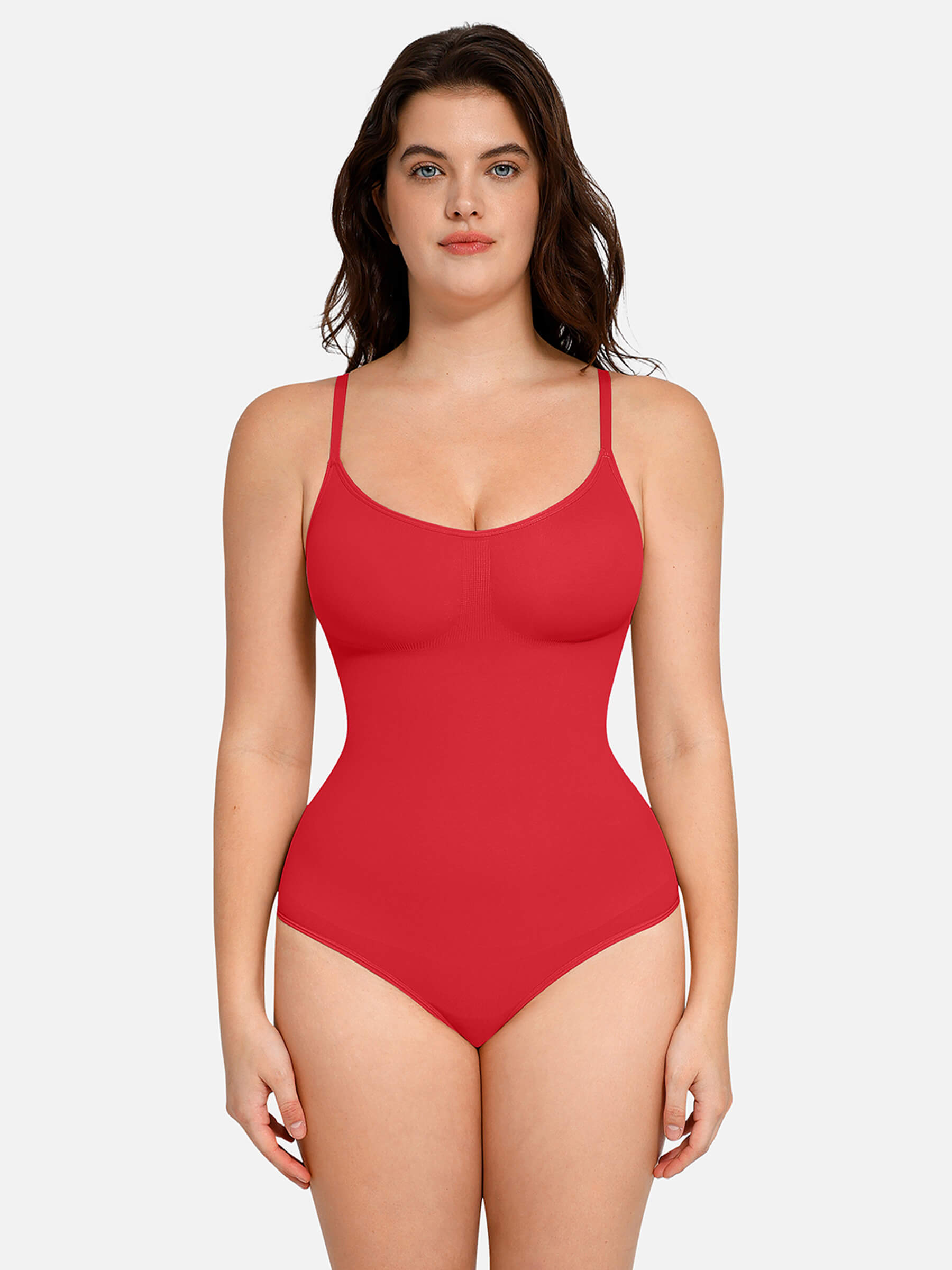 HeyCurve| everyday Wear Seamless Thong Bodysuit