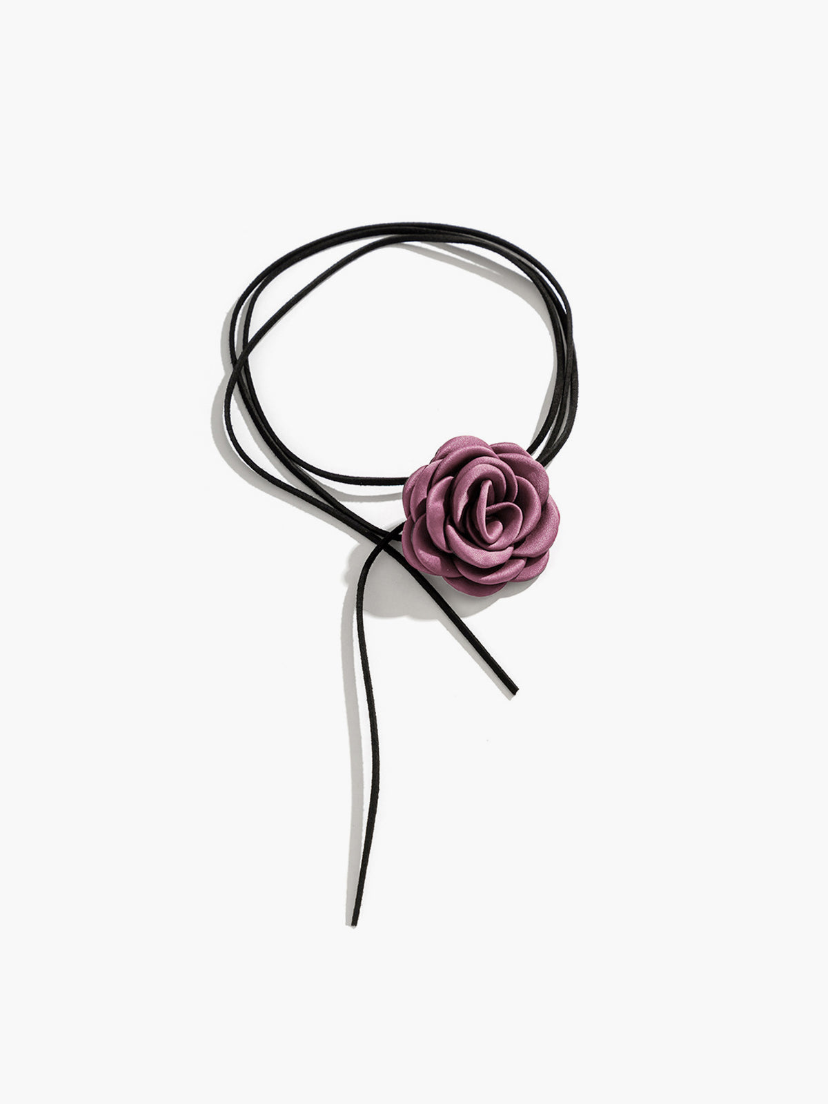 Rosette Bud Choker Necklace