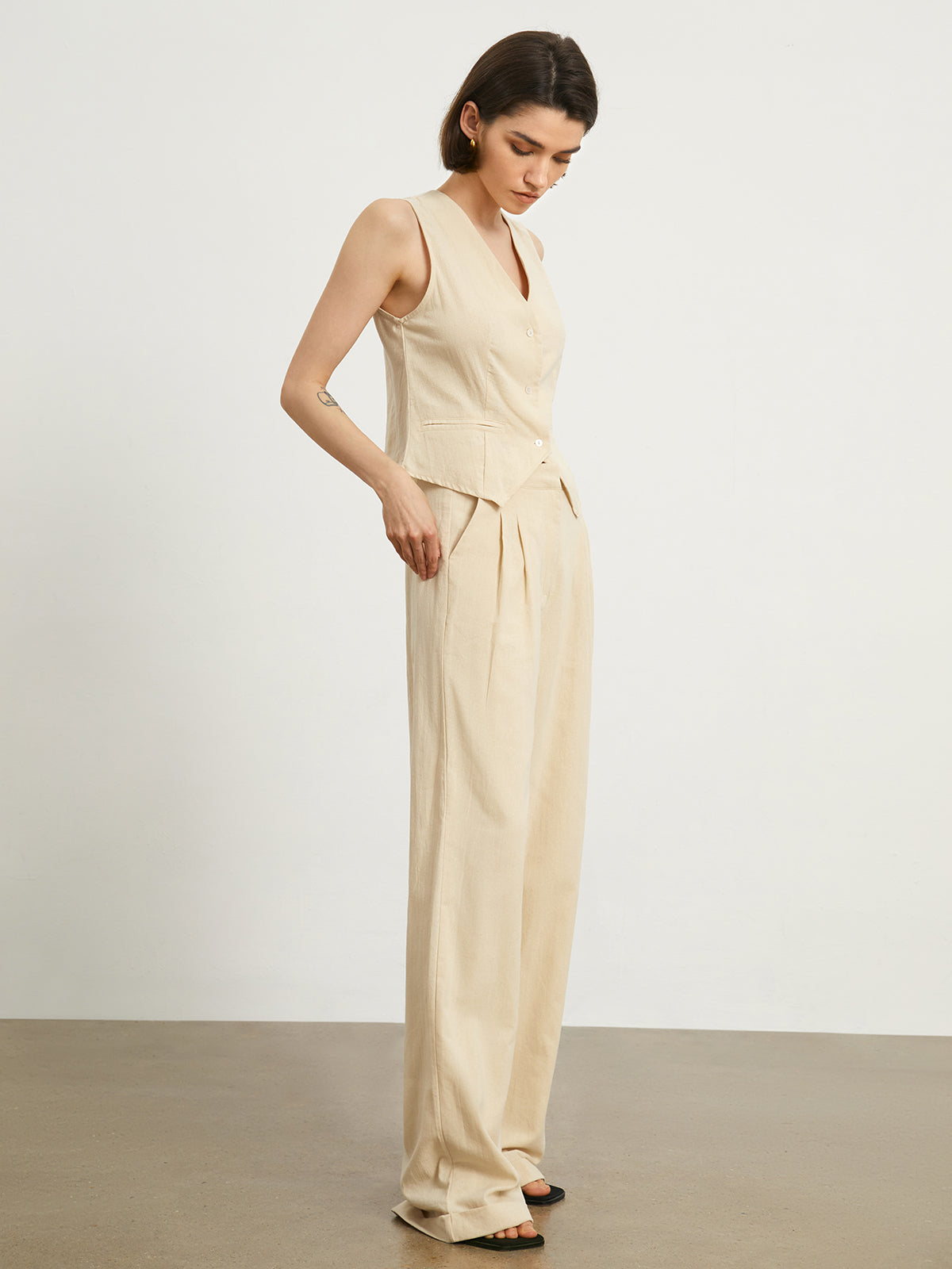 Effortless Linen Pants Set