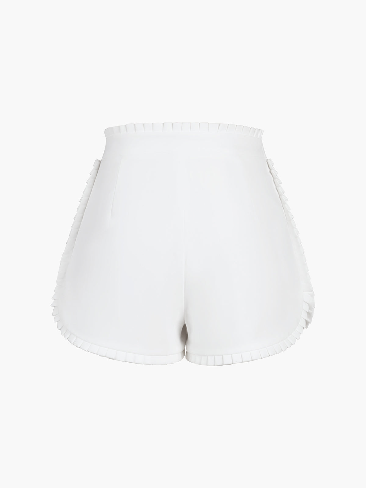 Trim Pleated Shorts