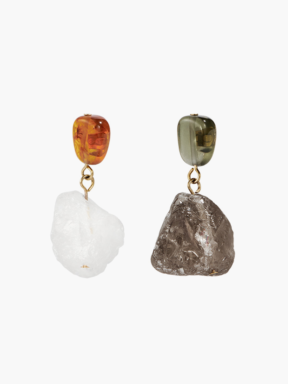 Irregular Natural Stone Earrings