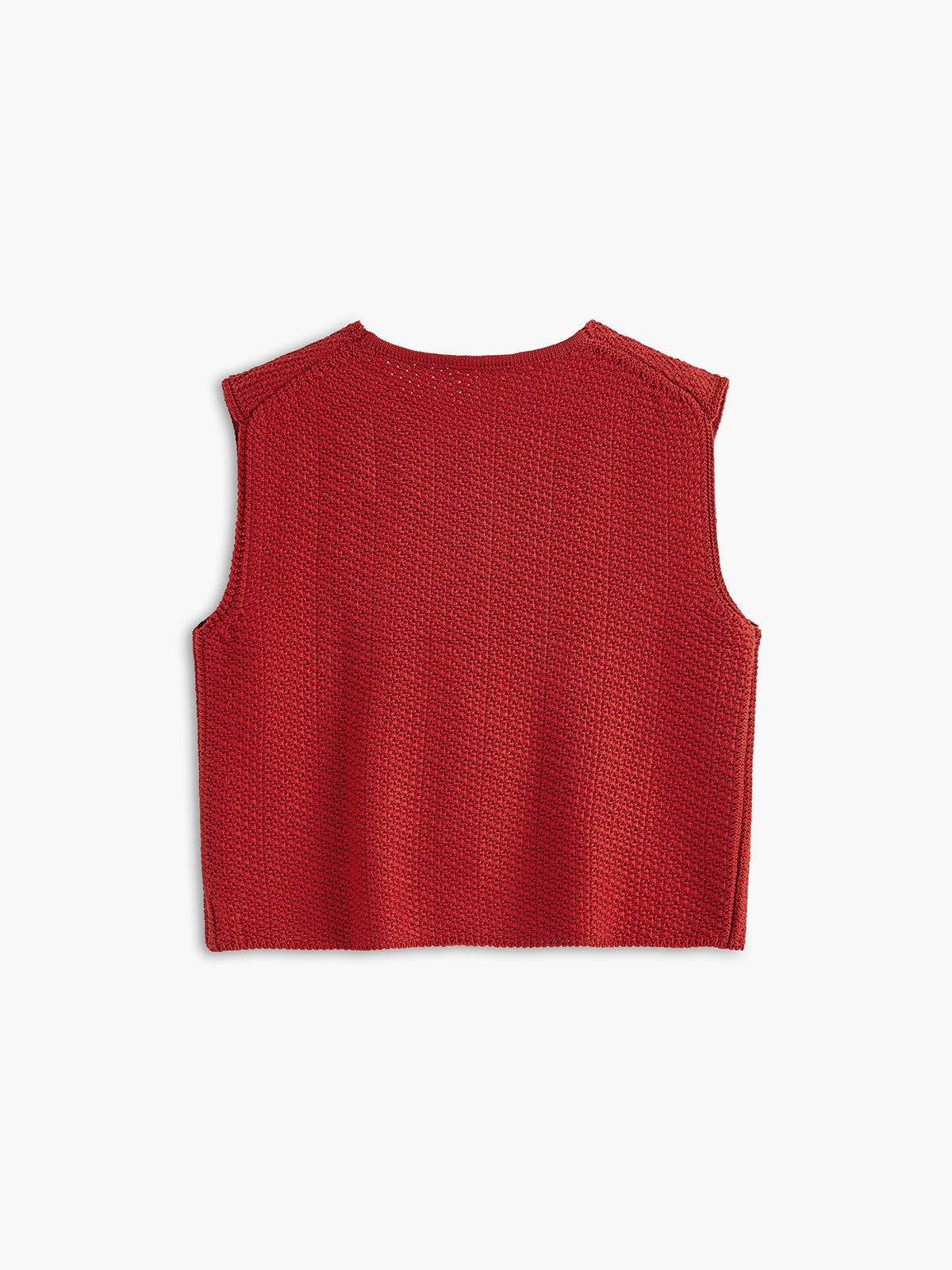 Tie Front Sweater Vest