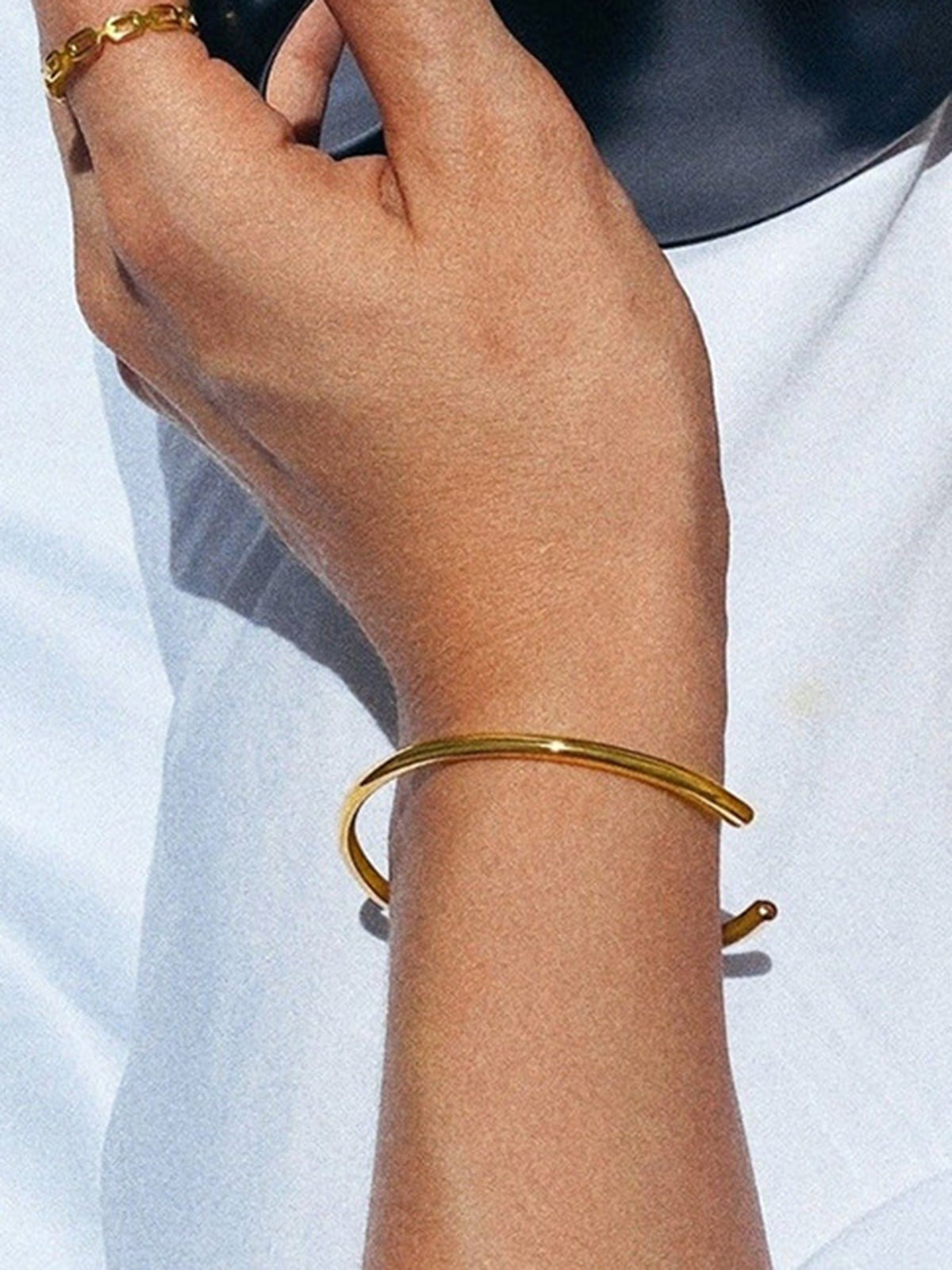 Golden Open Bracelet