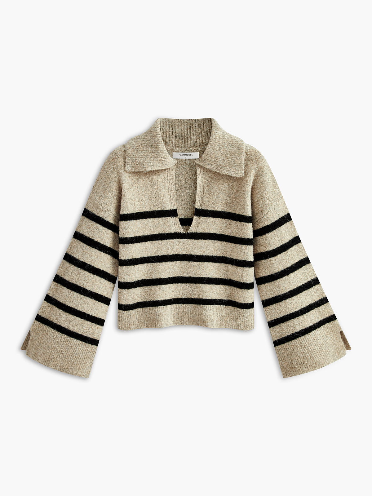 Oversize Striped Pullover Sweater