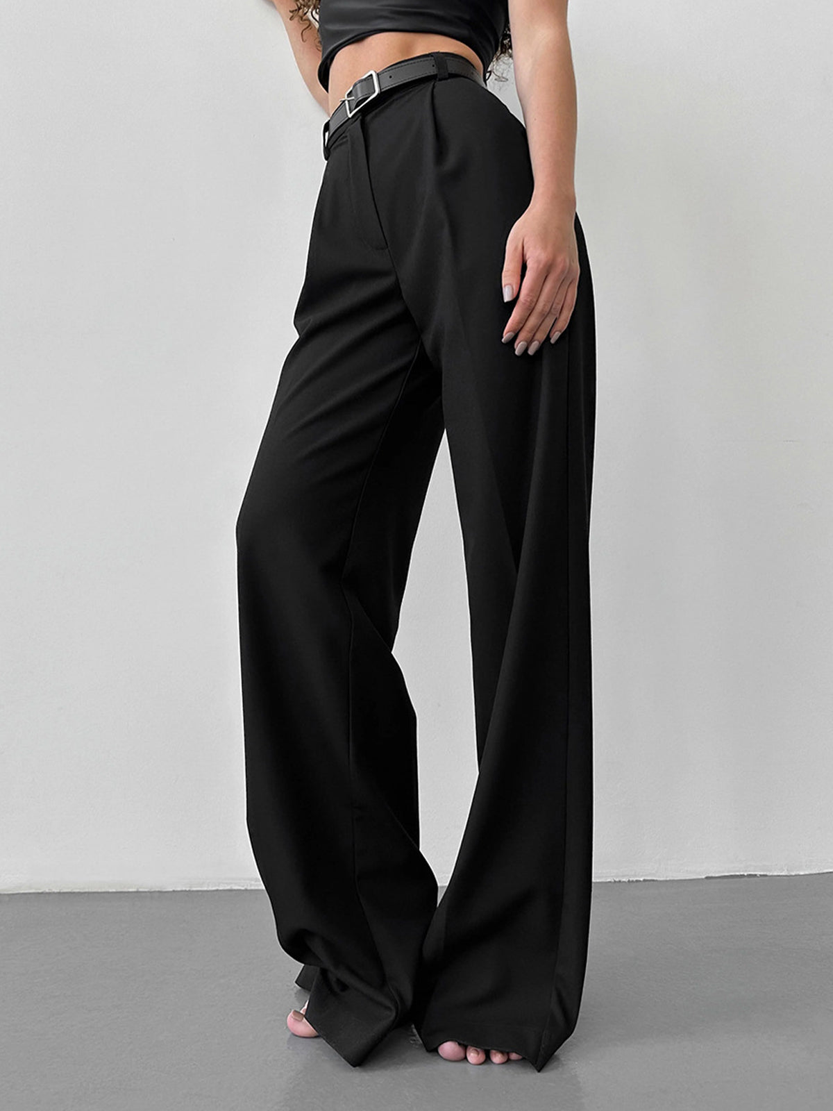 High-Waist Wide Leg Pants