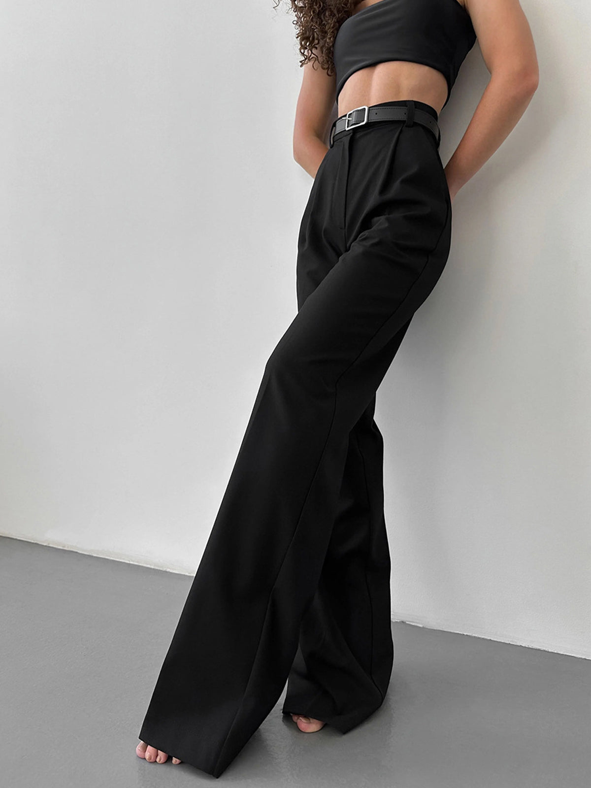 High-Waist Wide Leg Pants