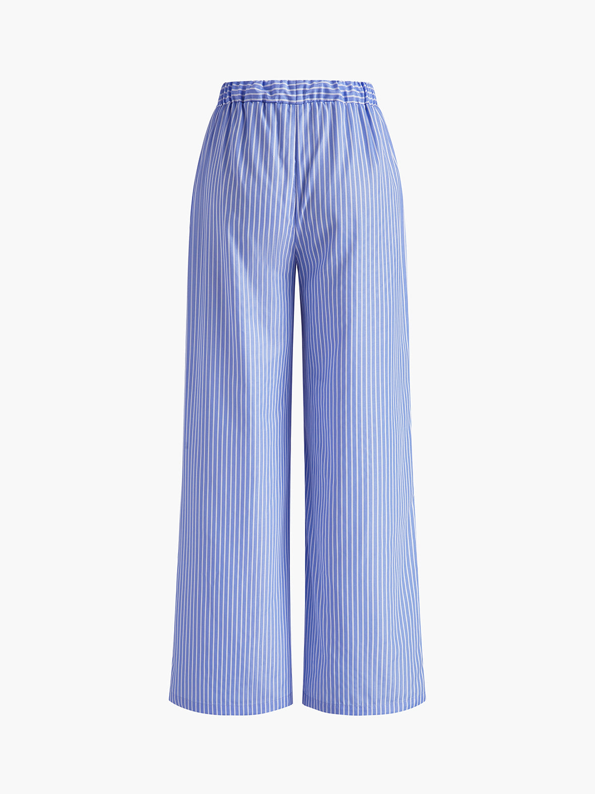 Casual Striped Wide Leg Pants