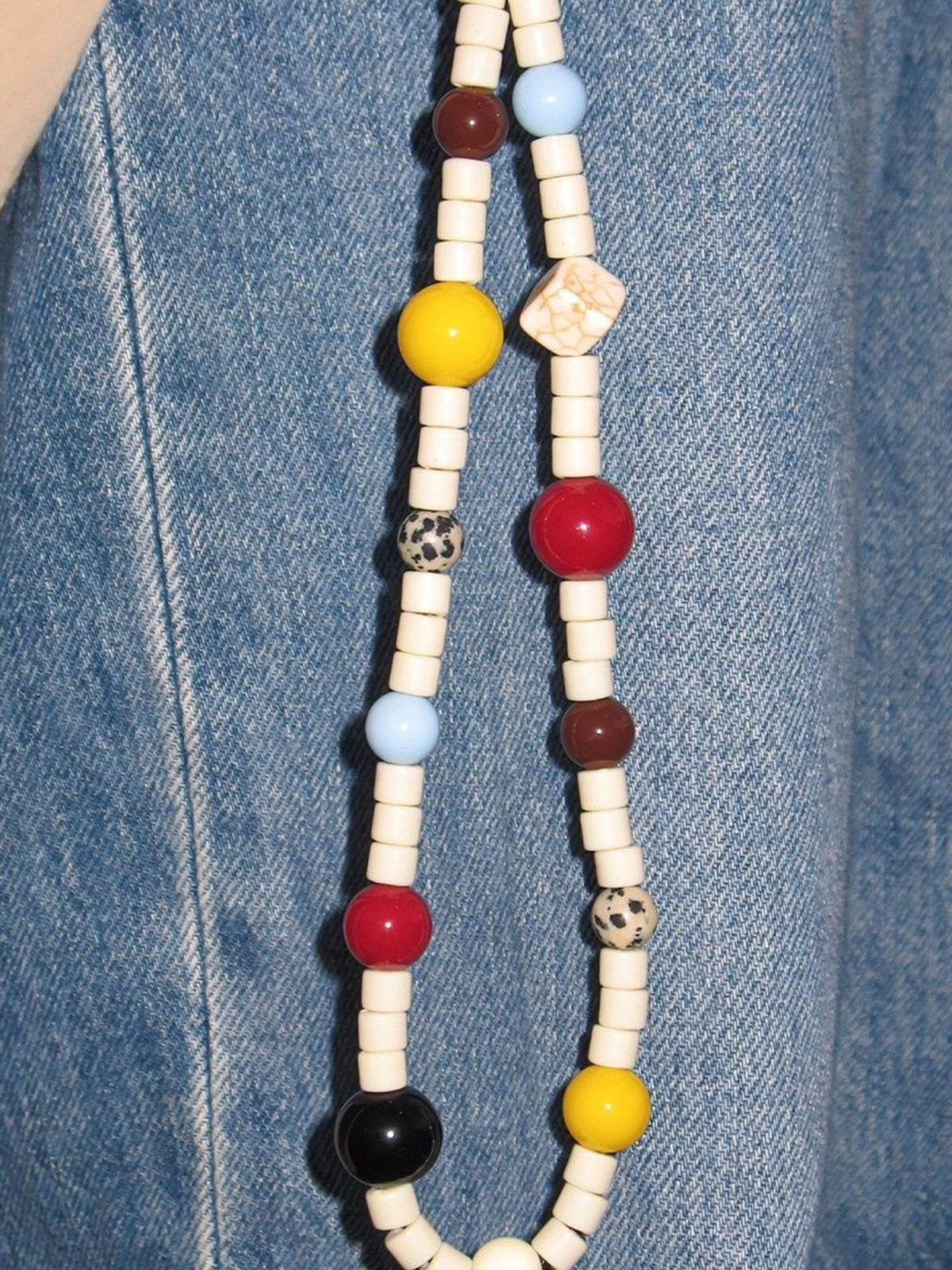 Colorful Beaded Phone Lanyard