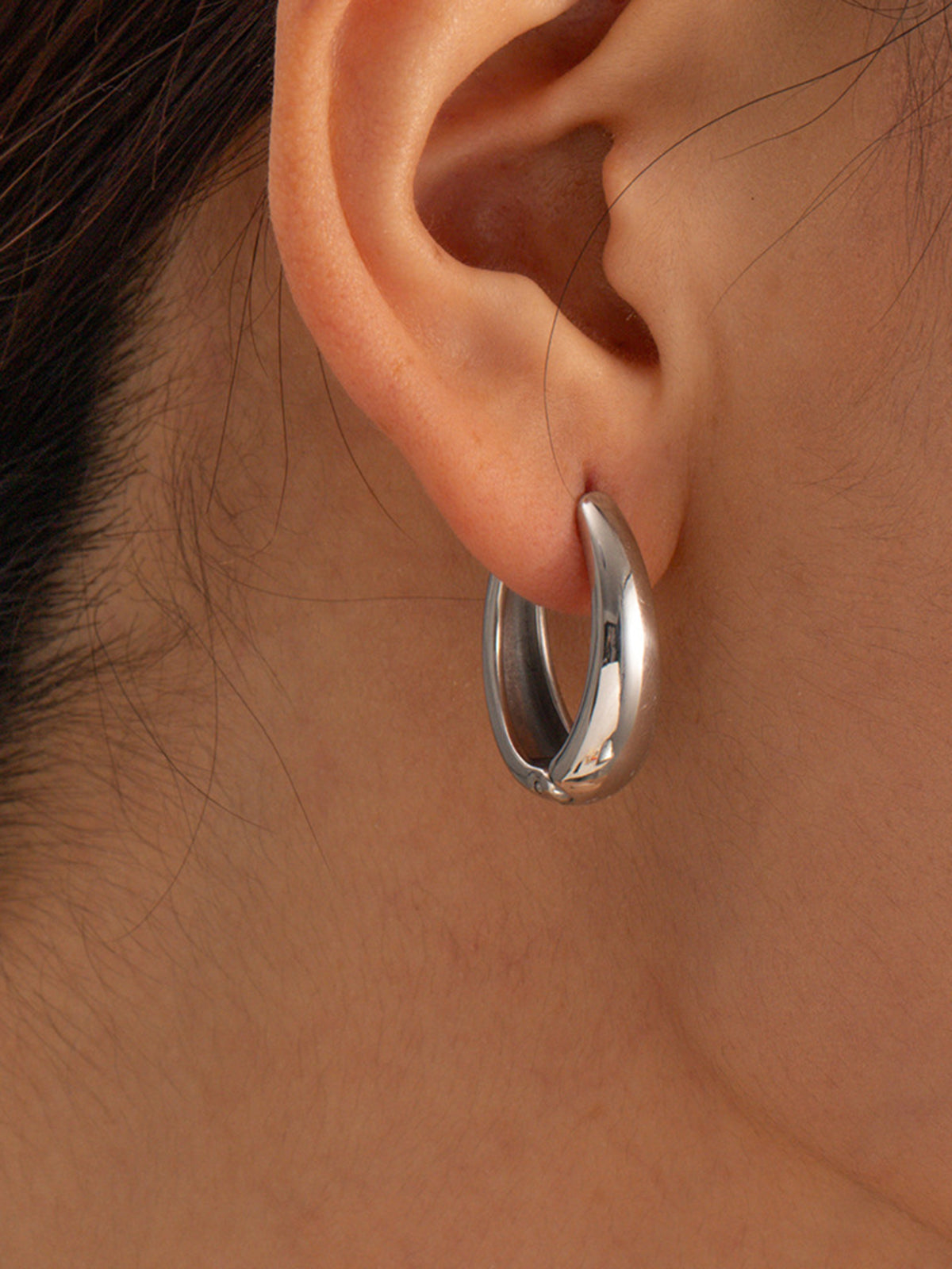 Minimalist Huggie Hoop Earrings