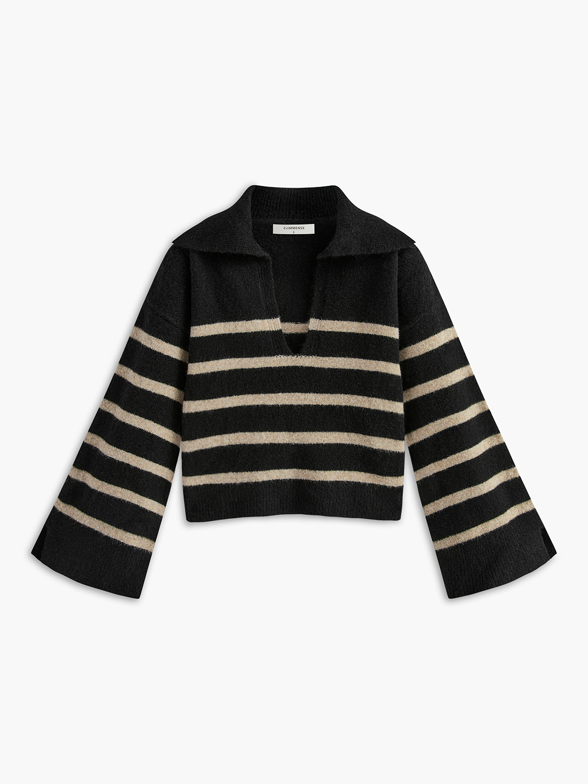 Oversize Striped Pullover Sweater