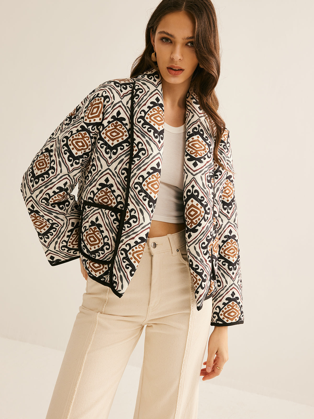 Boheme Printed Winter Coat