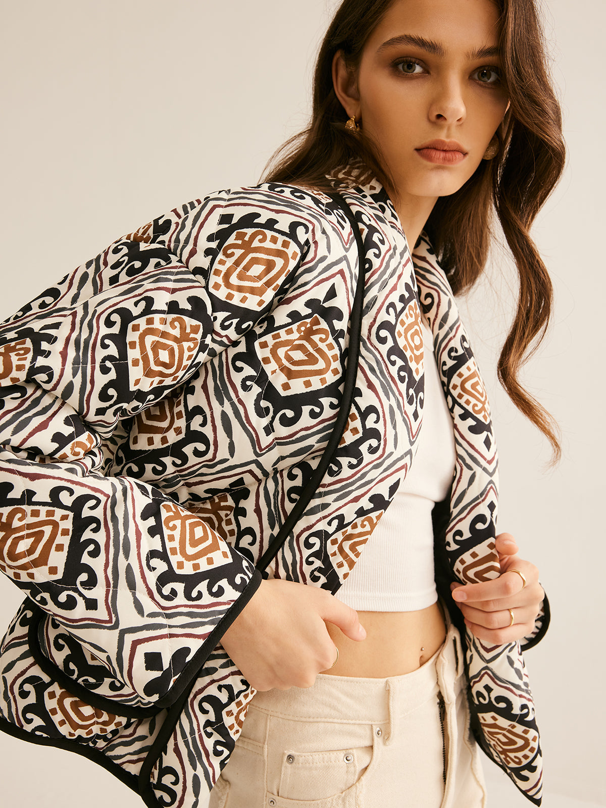 Boheme Printed Winter Coat