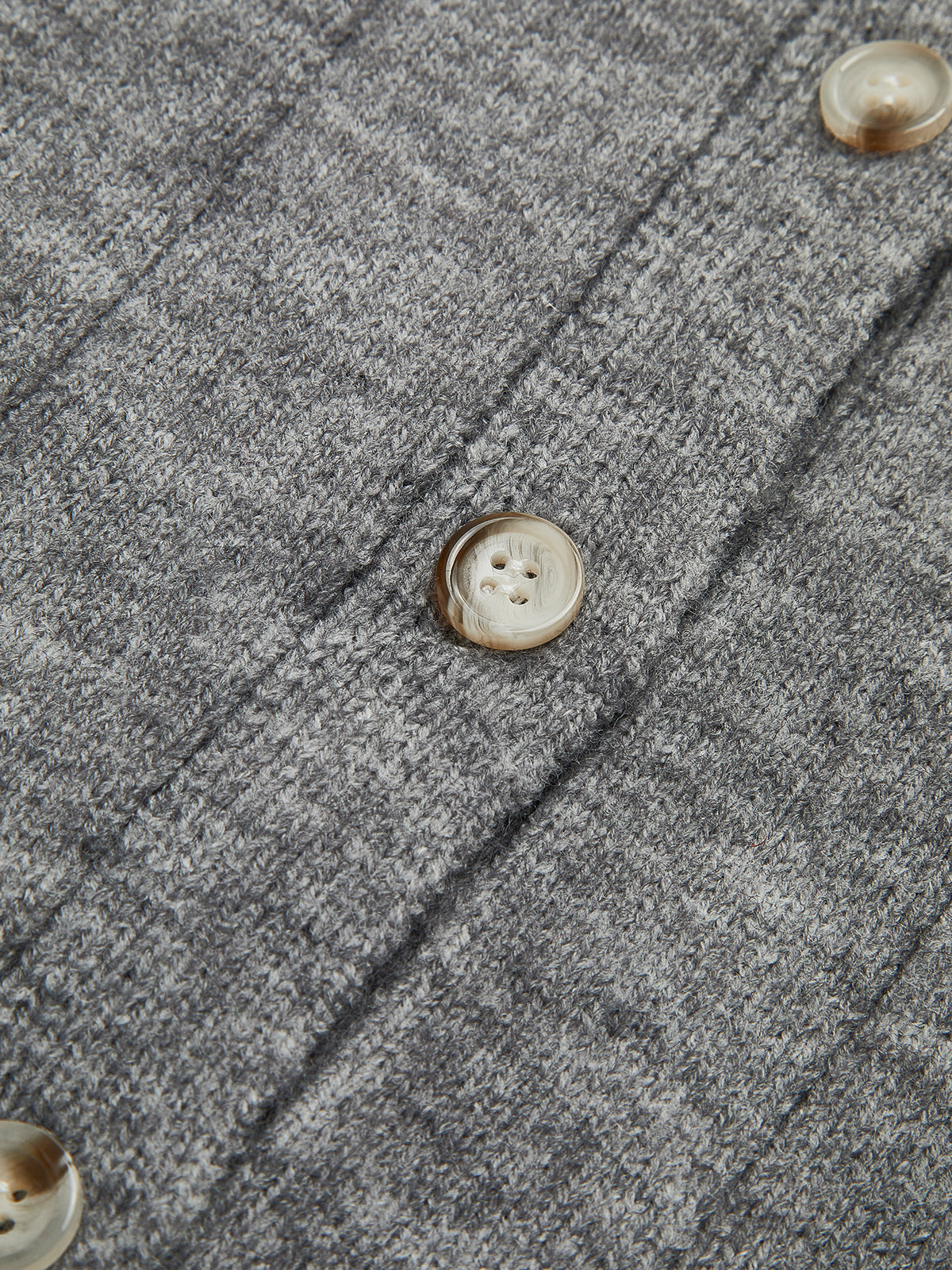 Crew Neck Button Soft Cardigan