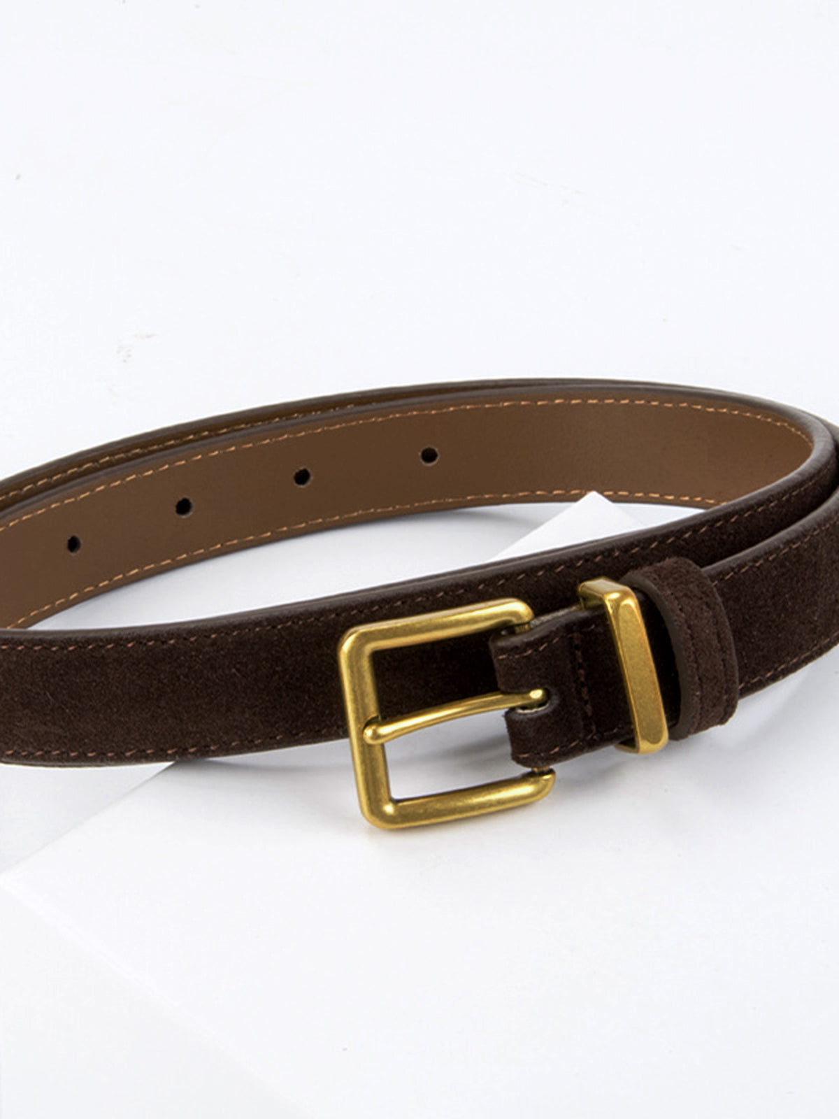 Minimalist Buckle Slim Belt