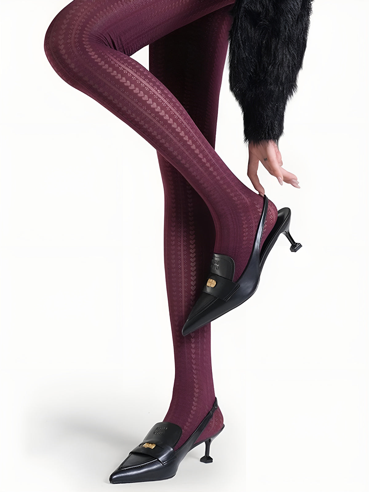 Heart Velvet Total Comfort Tights