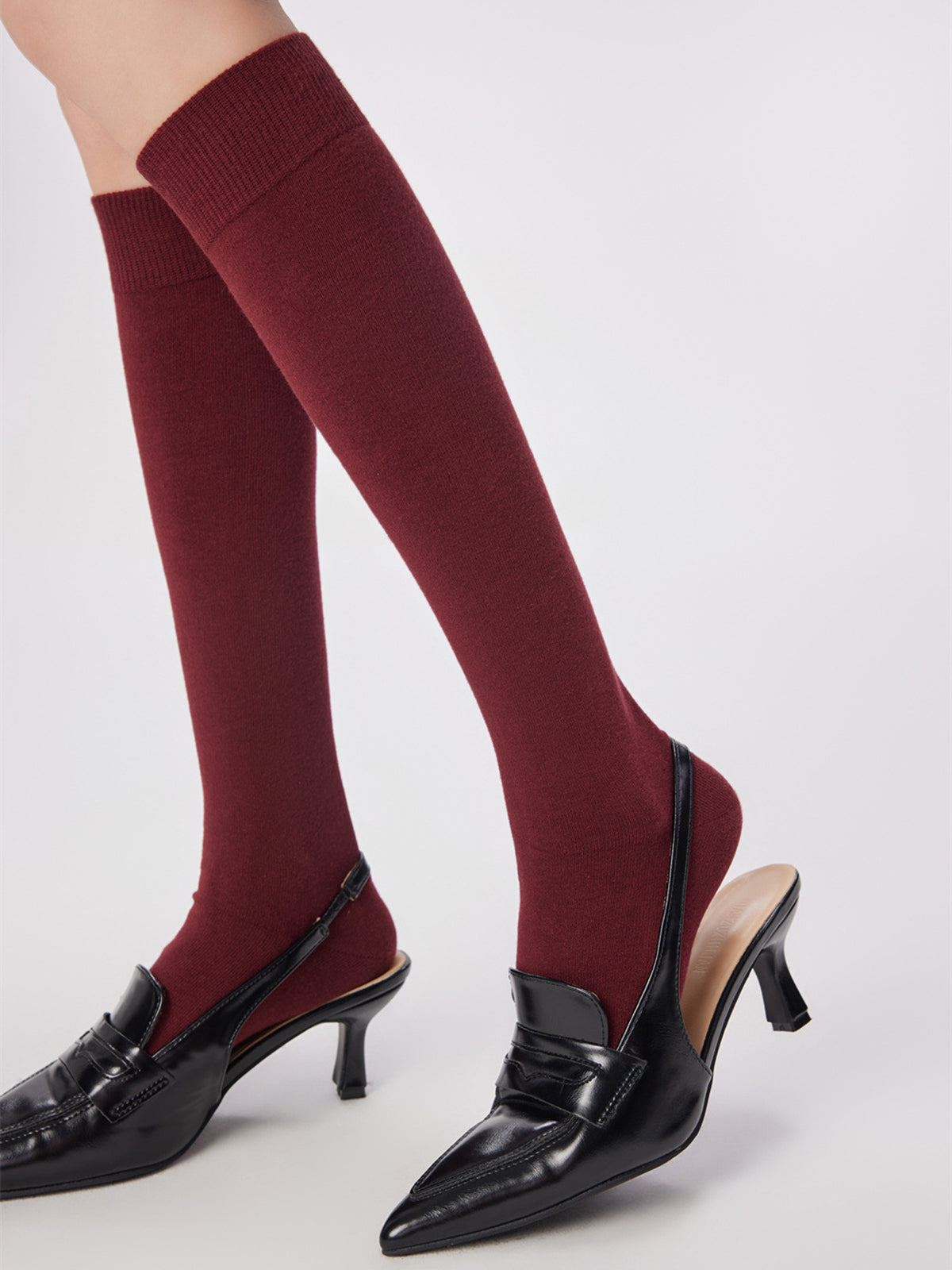 Ribbed Soft-Touch Calf Socks