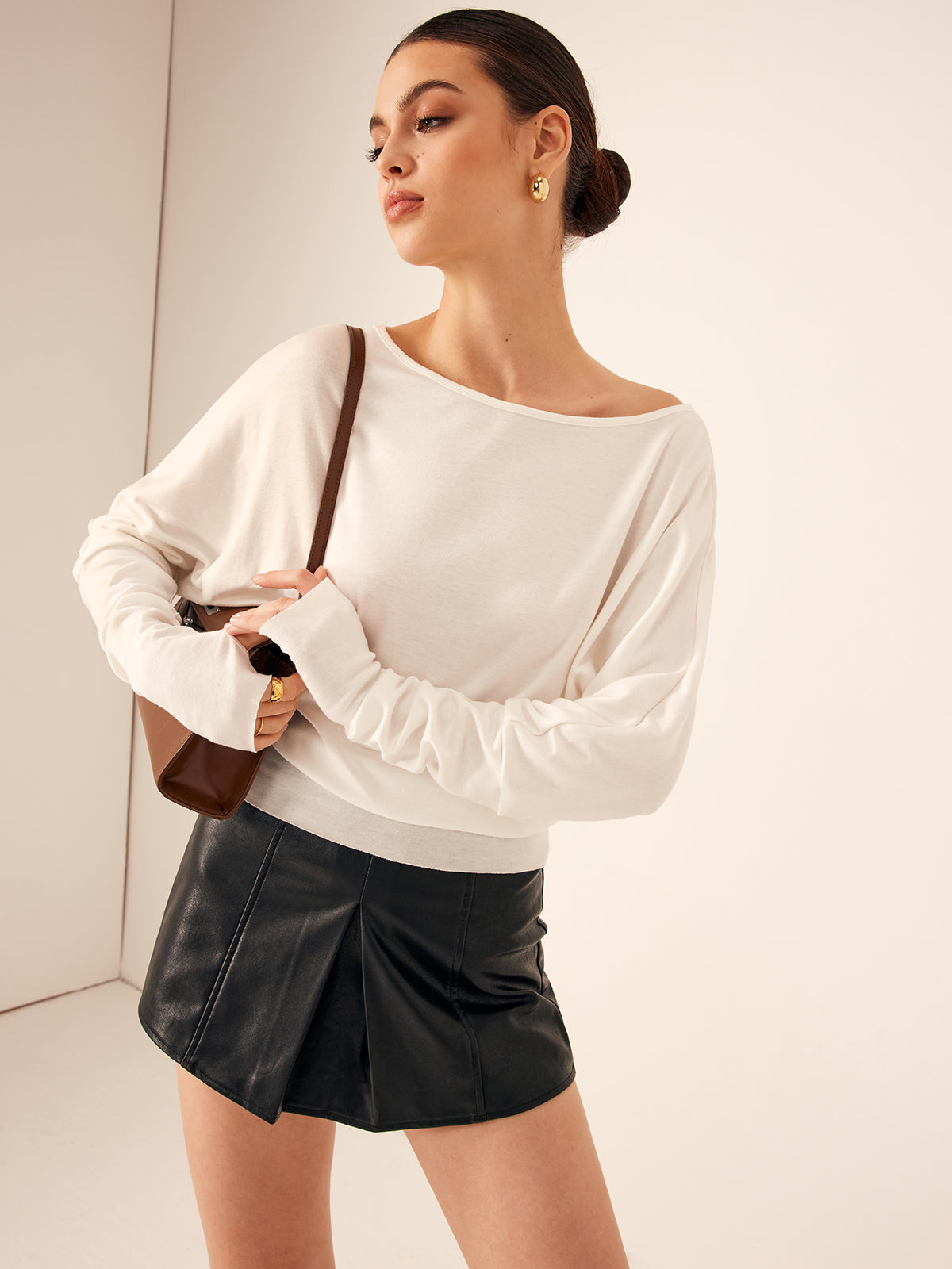 Minimalist Jersey Blouse