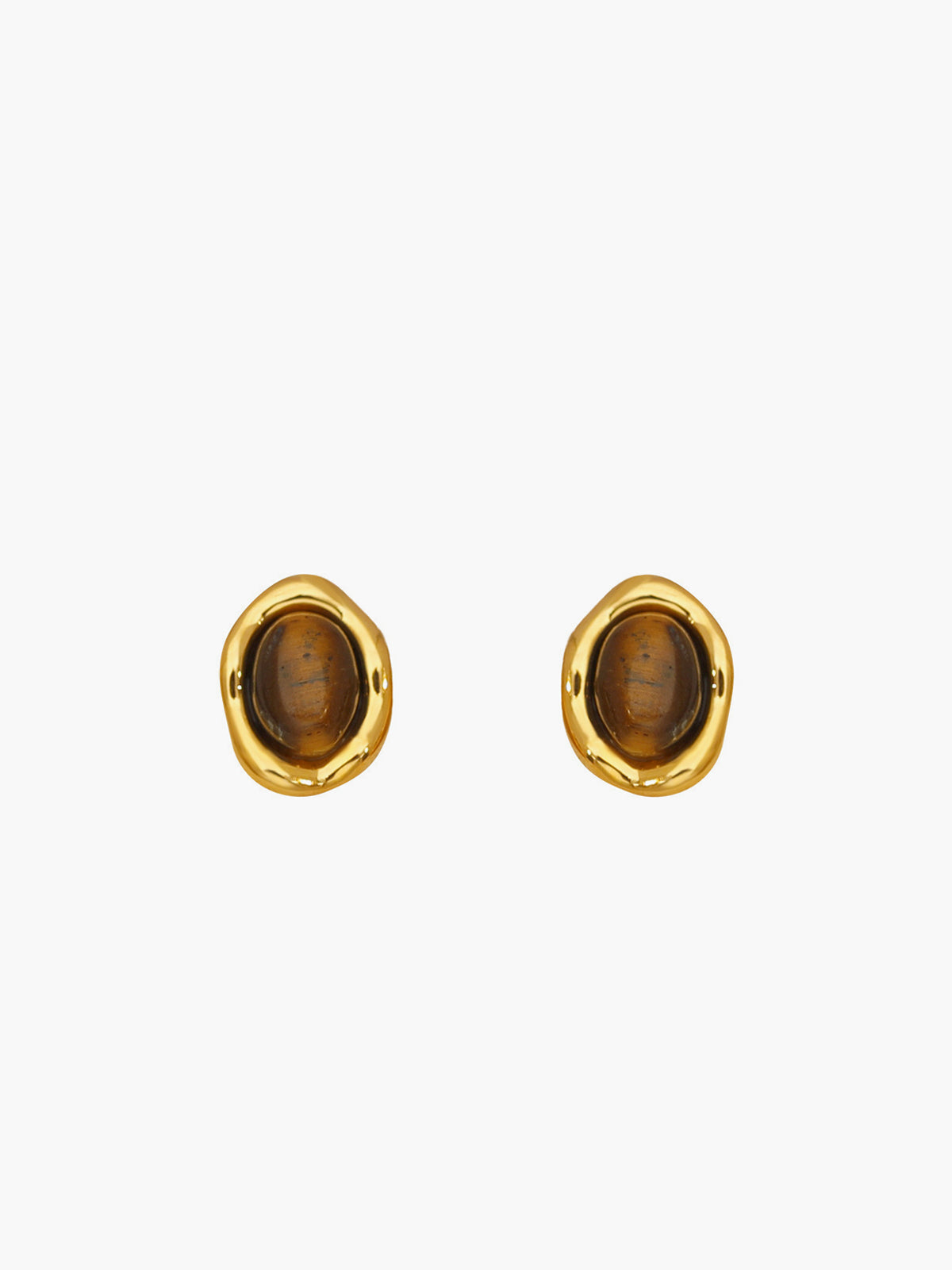 Vintage Tiger Eye Earrings