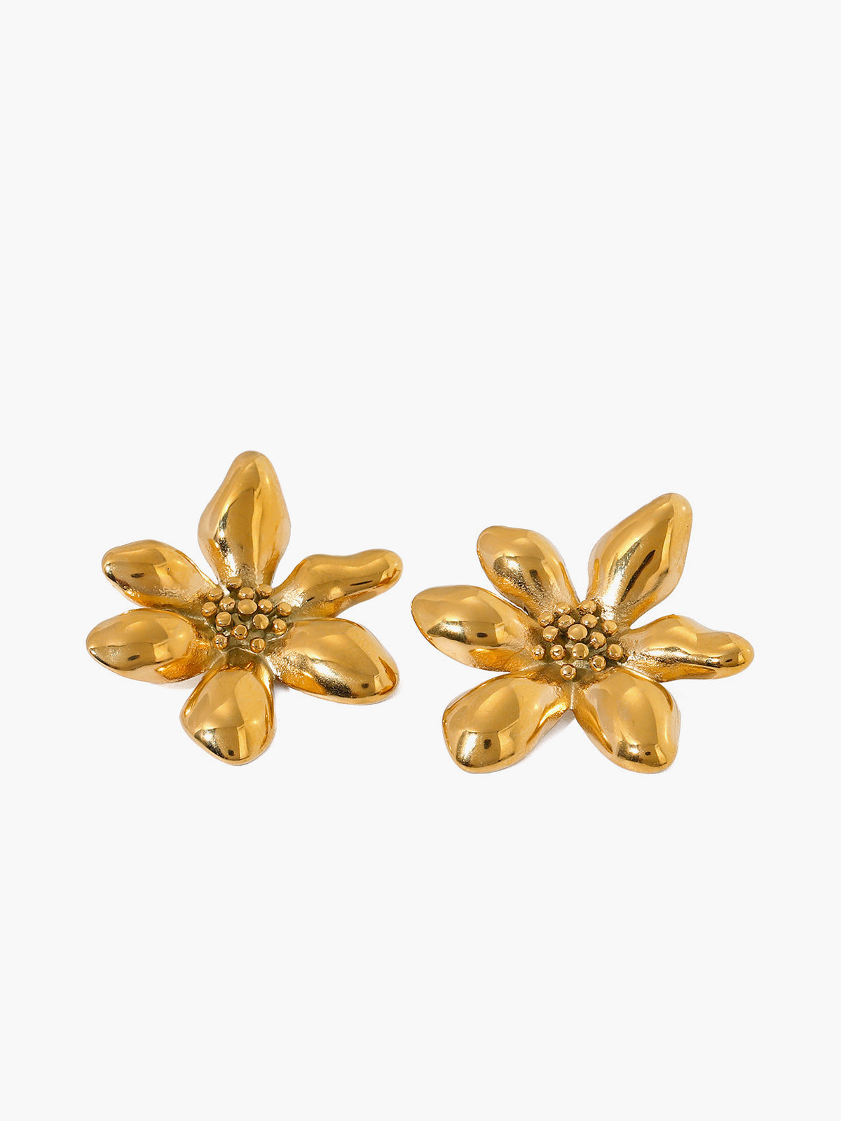 Elegant Irregular Petal Earrings