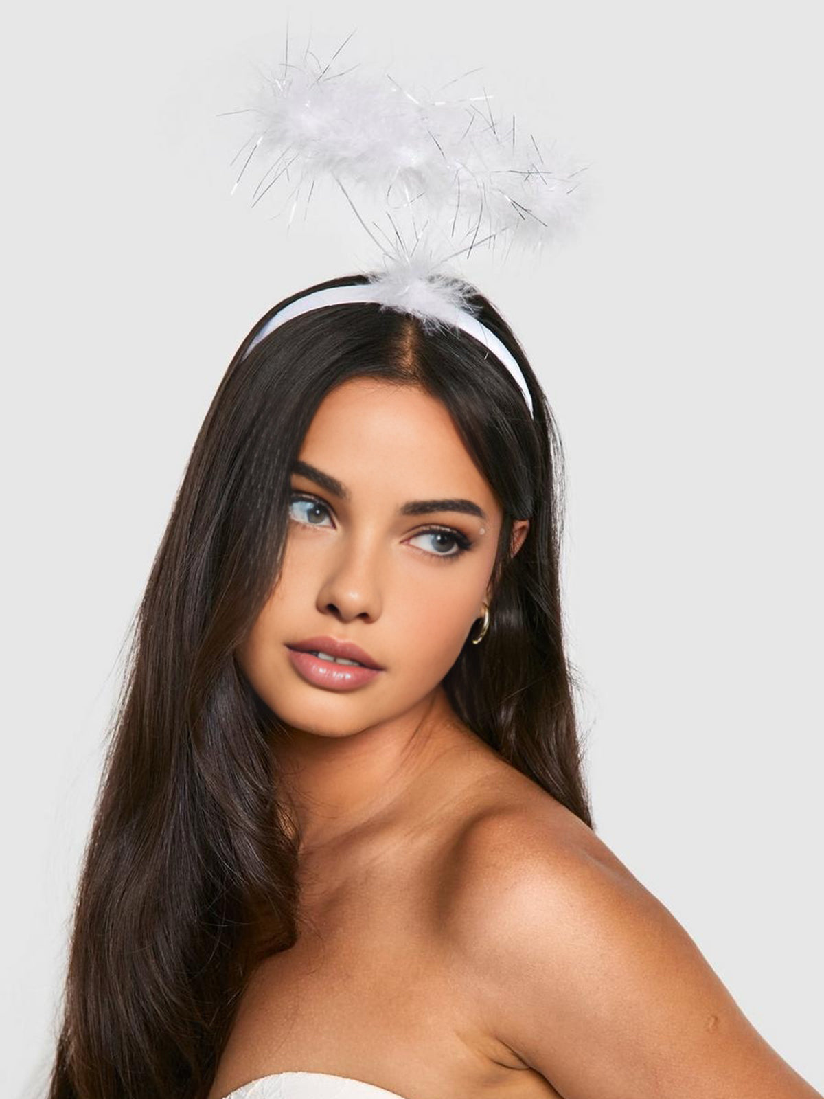 Halloween Heart Feather Headband