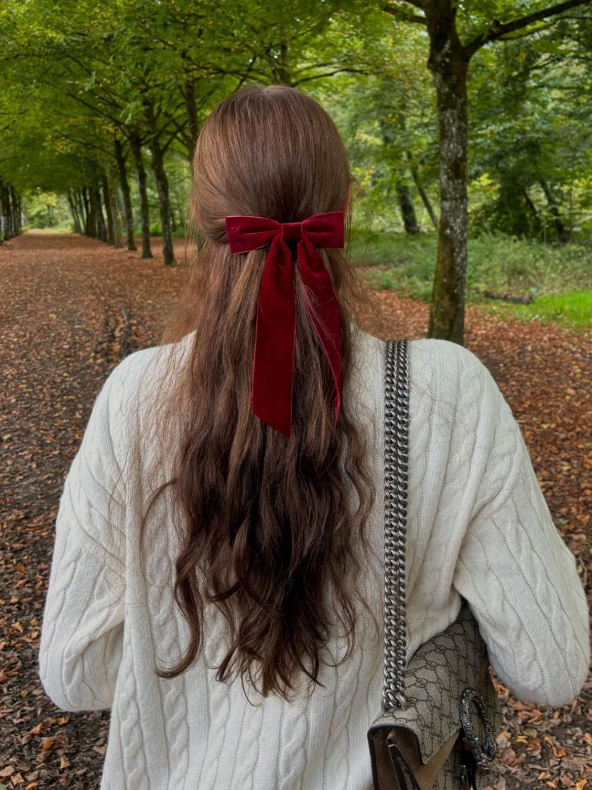 Velvet Bow Ribbon Hairpin