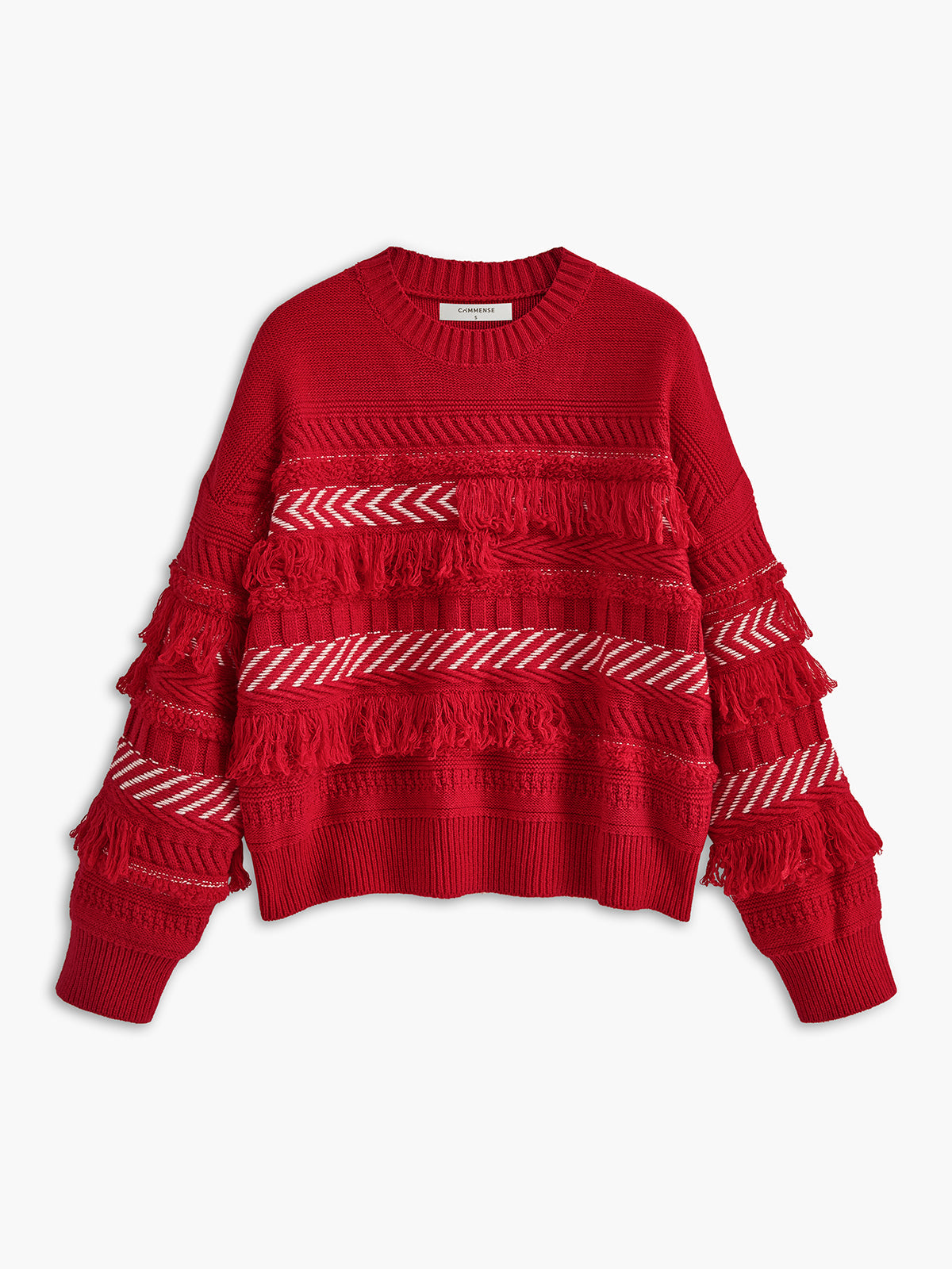 Boheme Wool-Blend Tassel Sweater