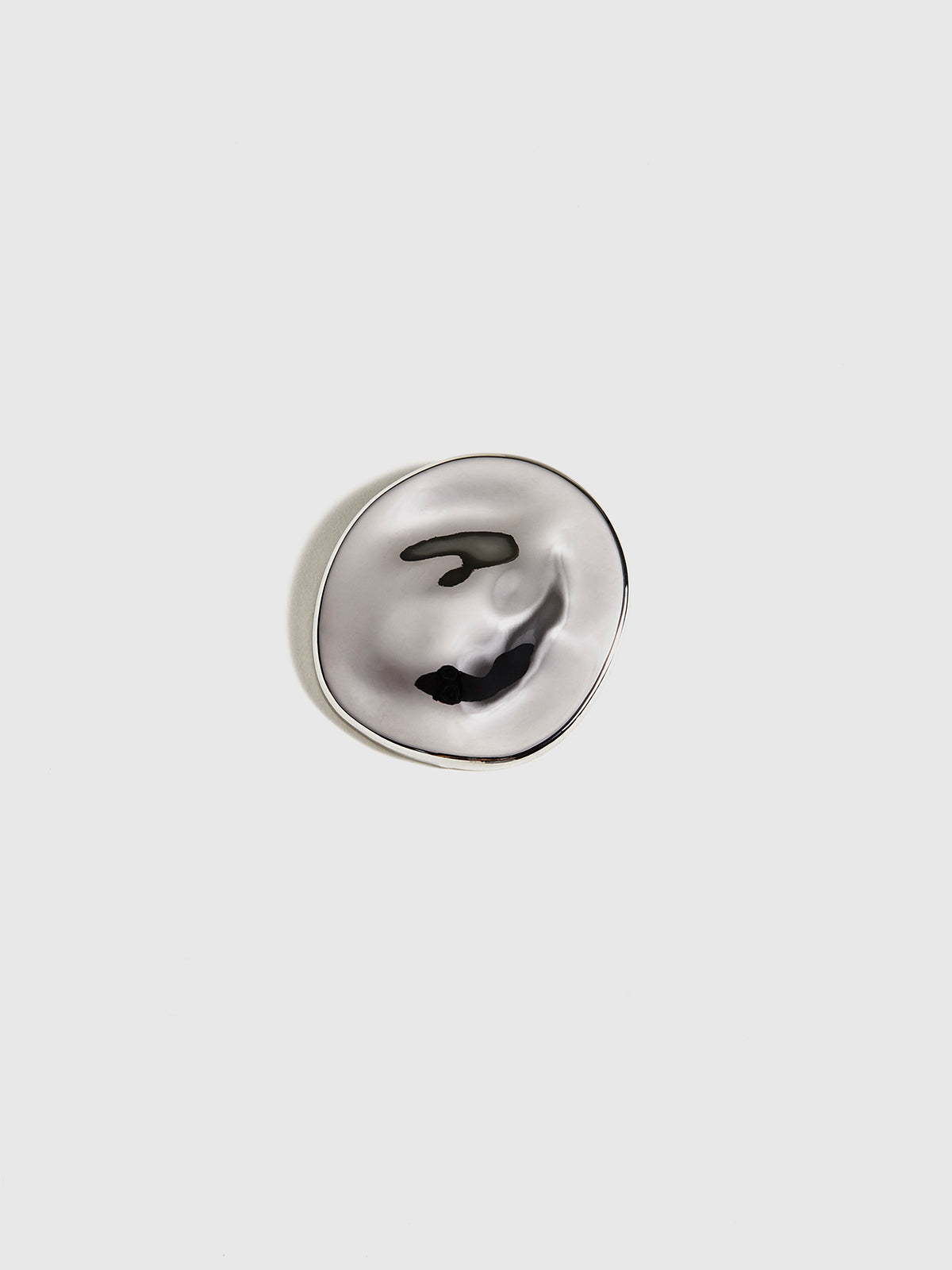 Minimalist Streamlined Irregular Brooch