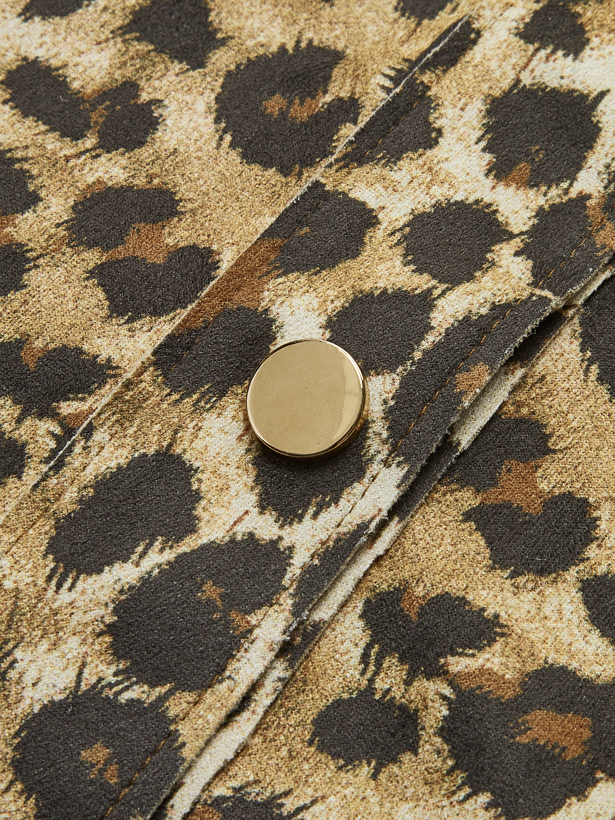 Leopard Breasted Polo Jacket