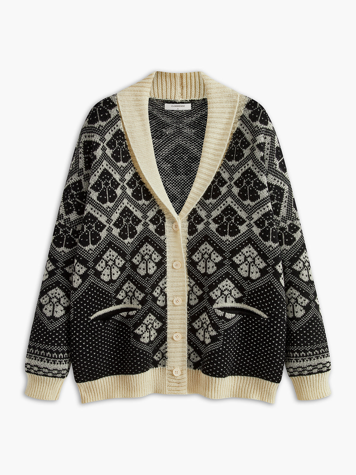 Boheme Printed V-Neck Cardigan