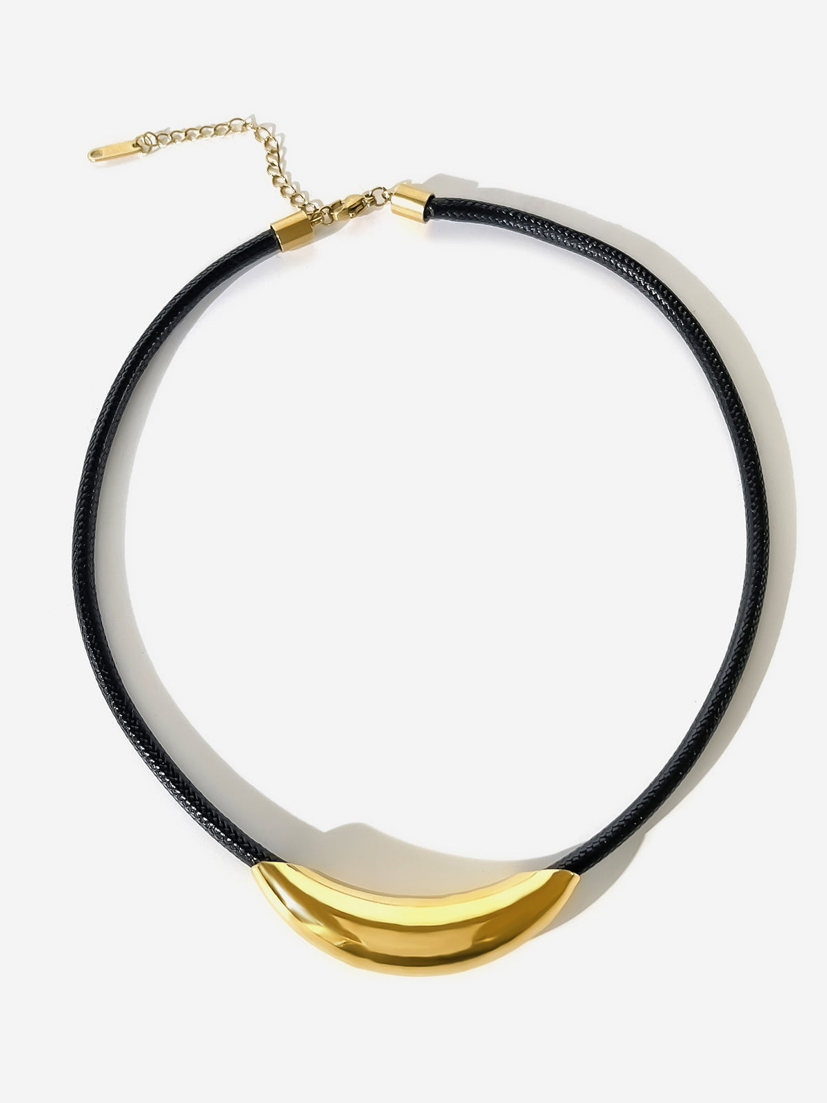 Golden Tube Rope Choker