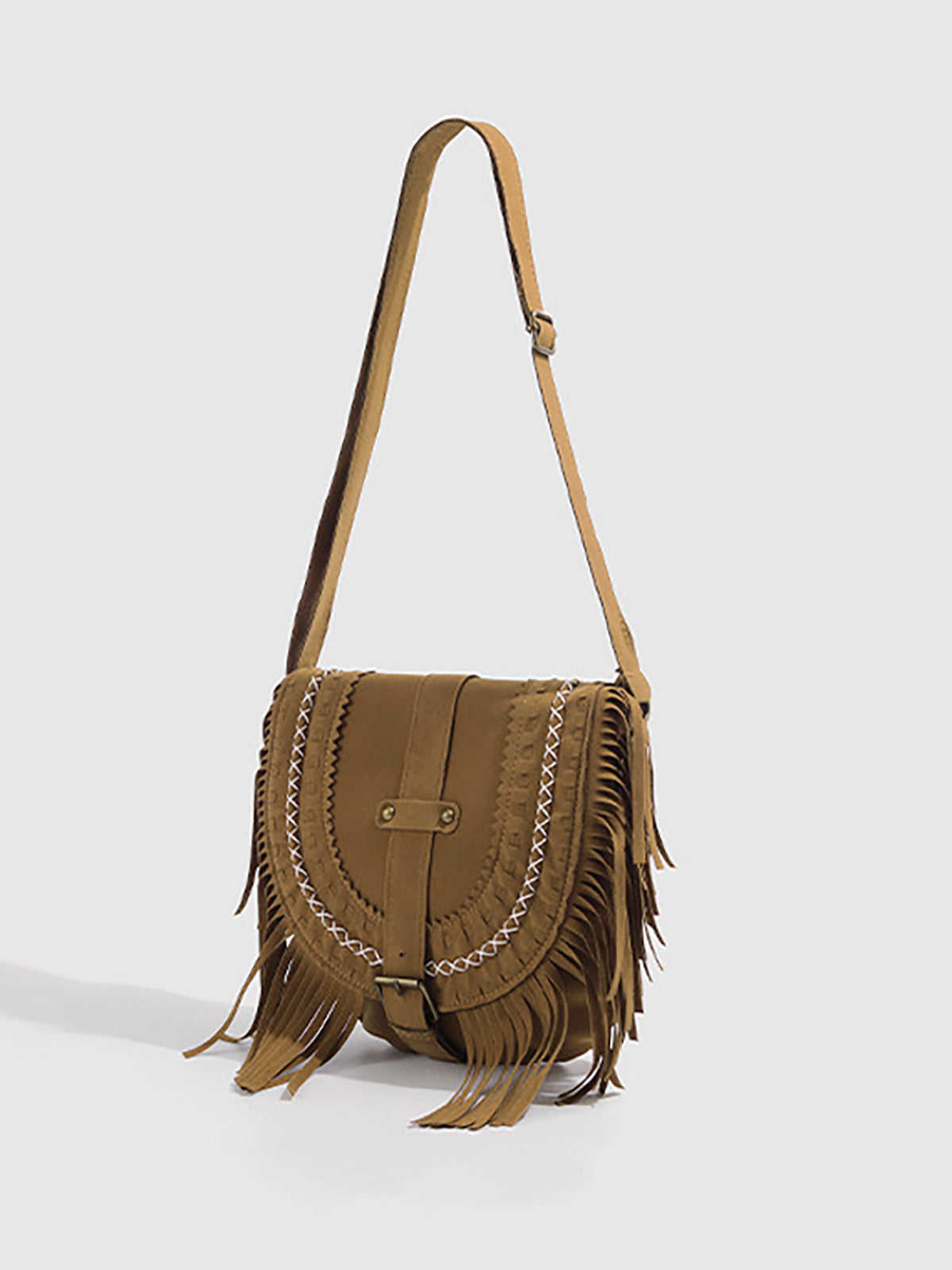 Boheme Buckle Flap Tassel Bag