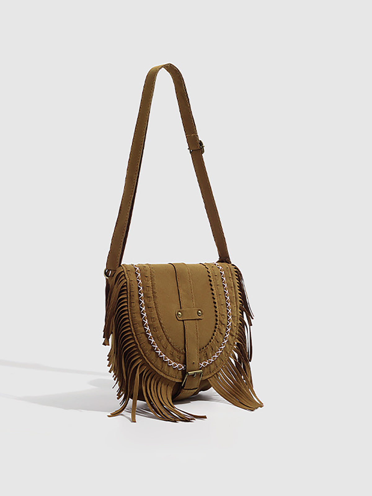 Boheme Buckle Flap Tassel Bag