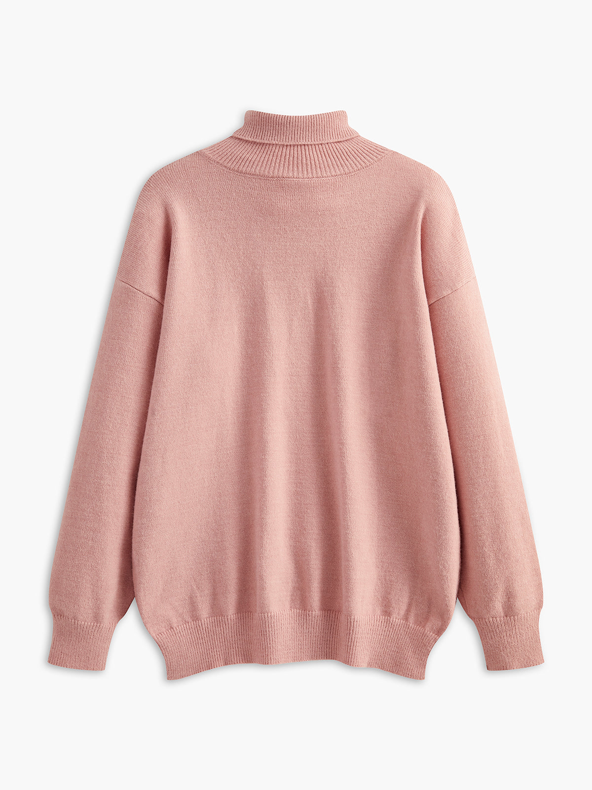 Turtleneck Split Oversized Sweater