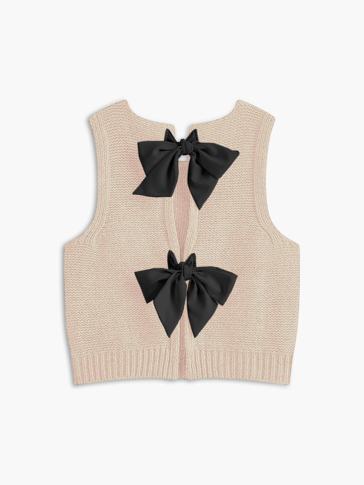 Bow Front Sweater Vest