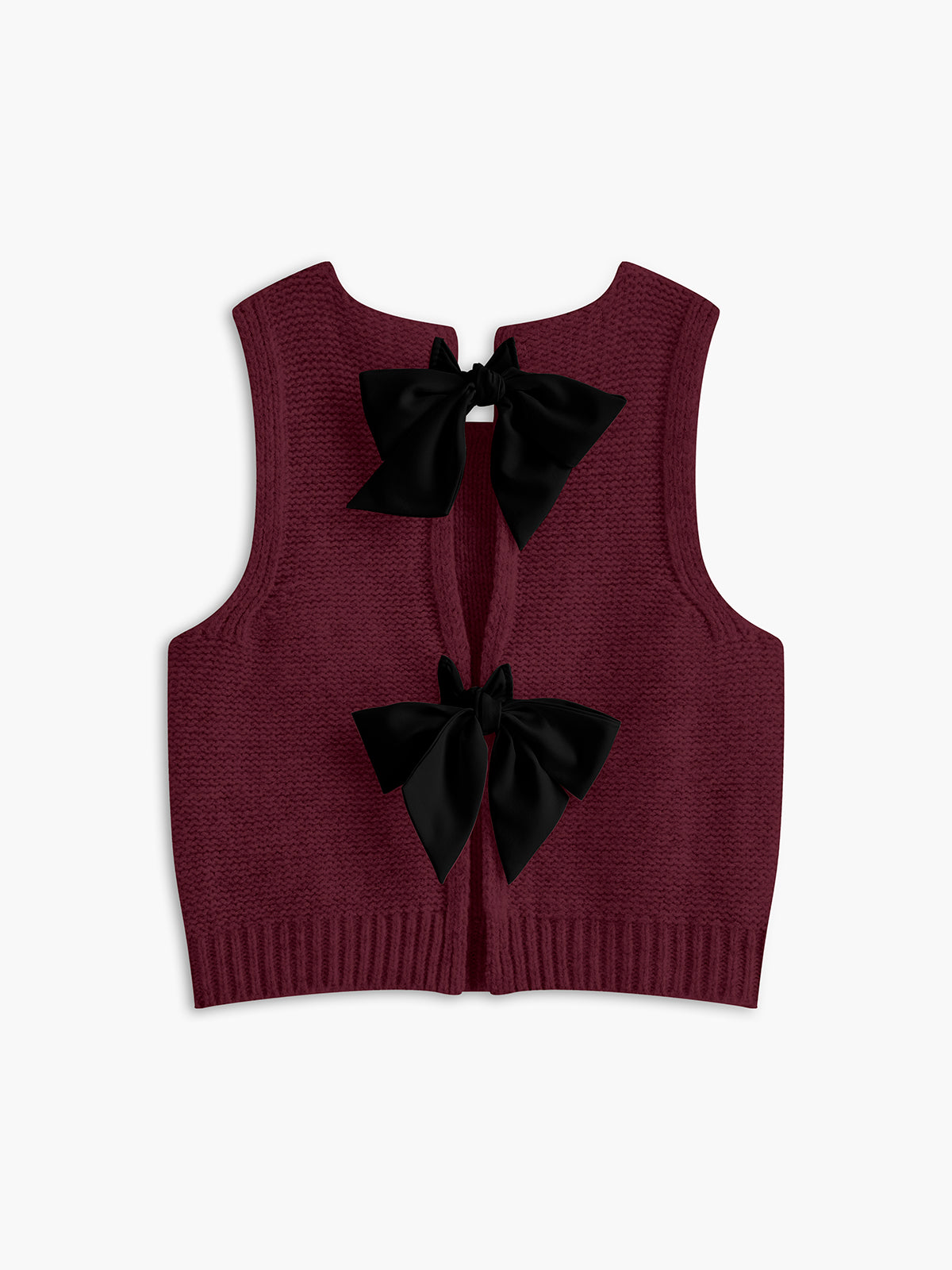 Bow Front Sweater Vest