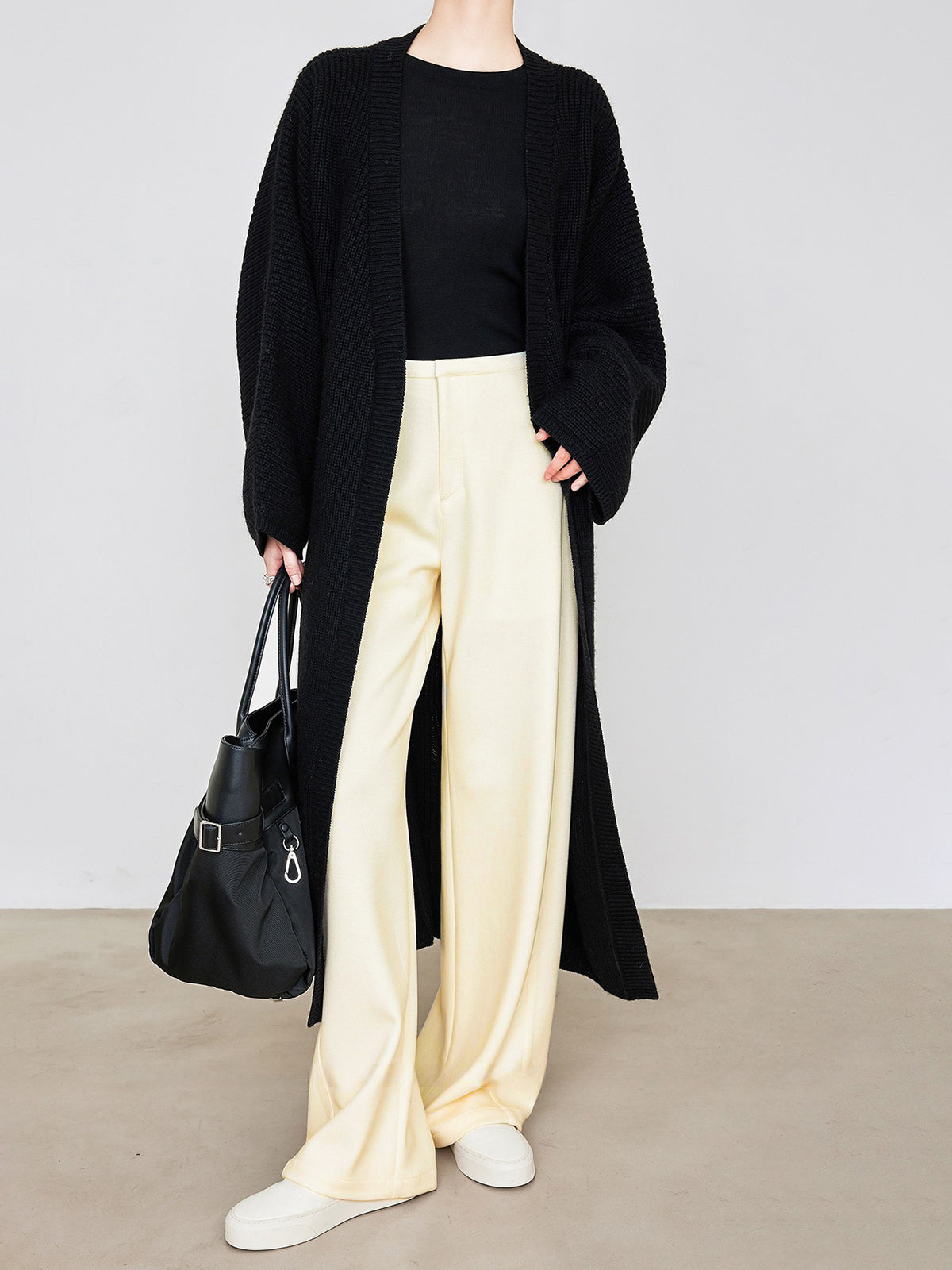 Minimalist Pockets Draped Pants