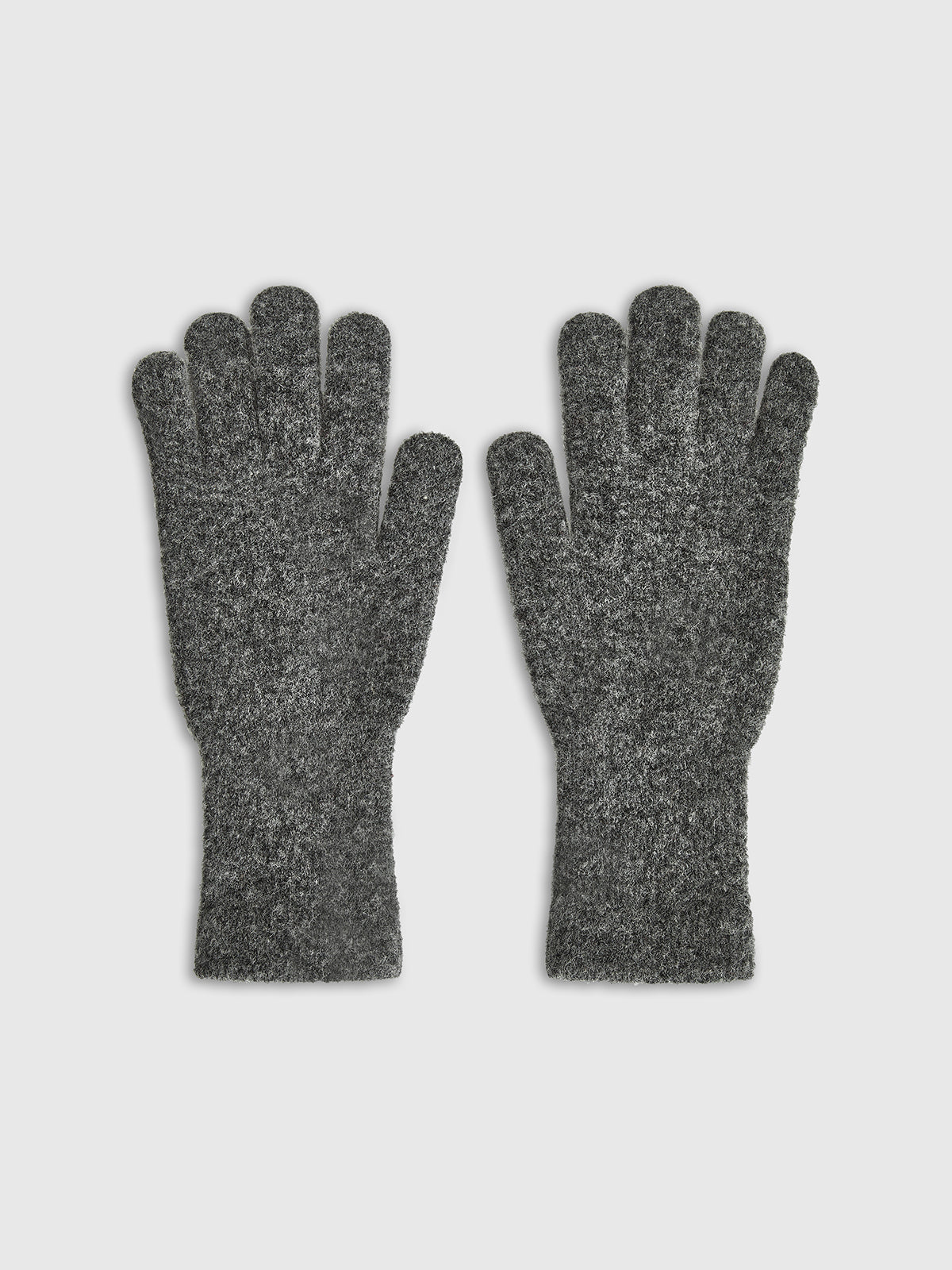 Wool-Blend Plain Warm Gloves