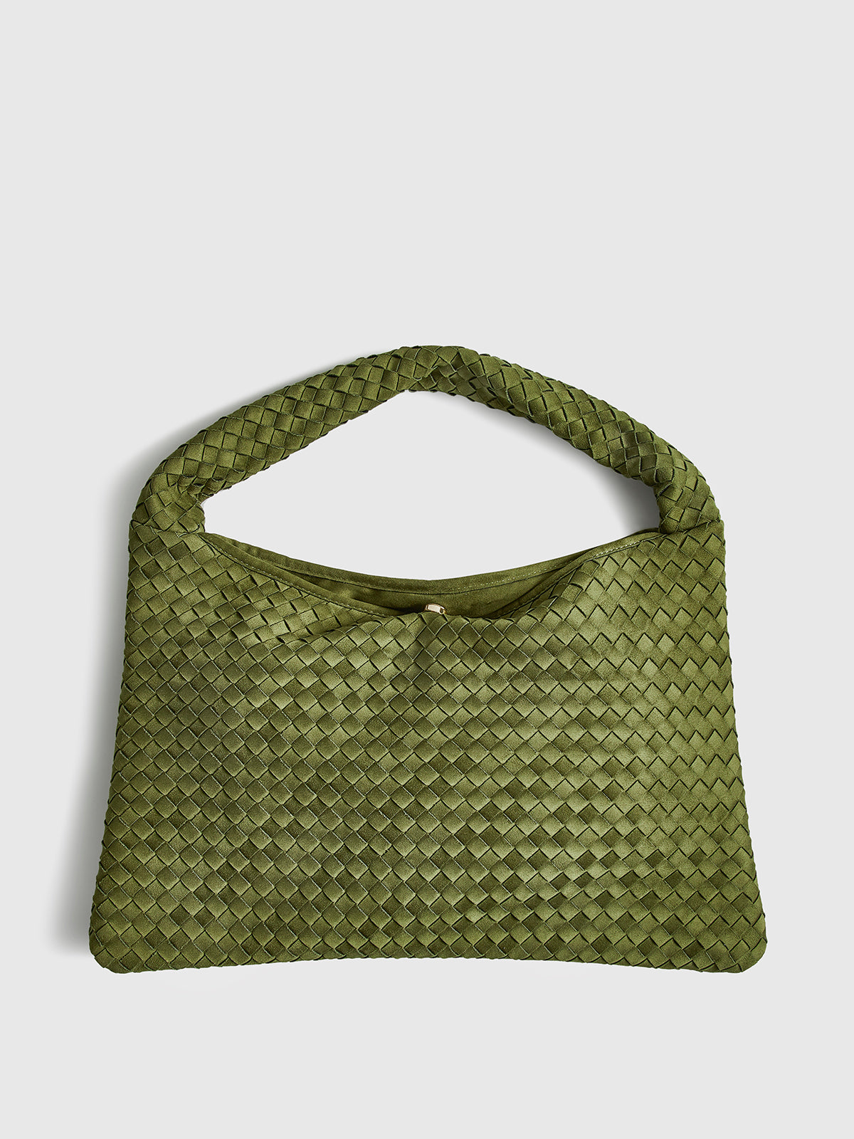 Large Capacity Suede Woven Bag