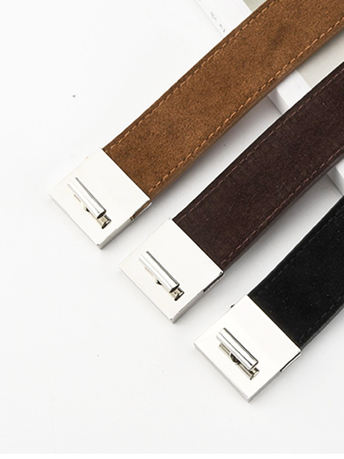 Minimalist Plain Slim Leather Belt