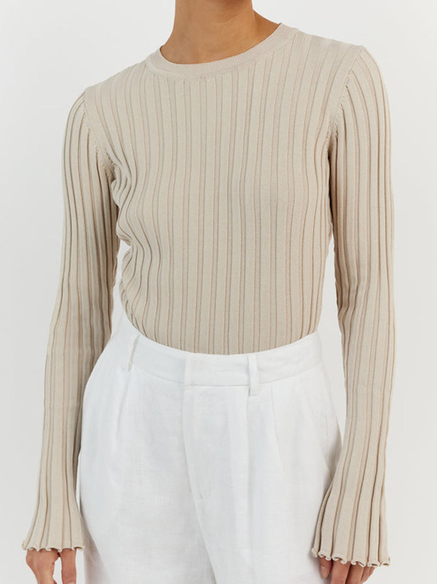 Minimalist Ribbed Sweater