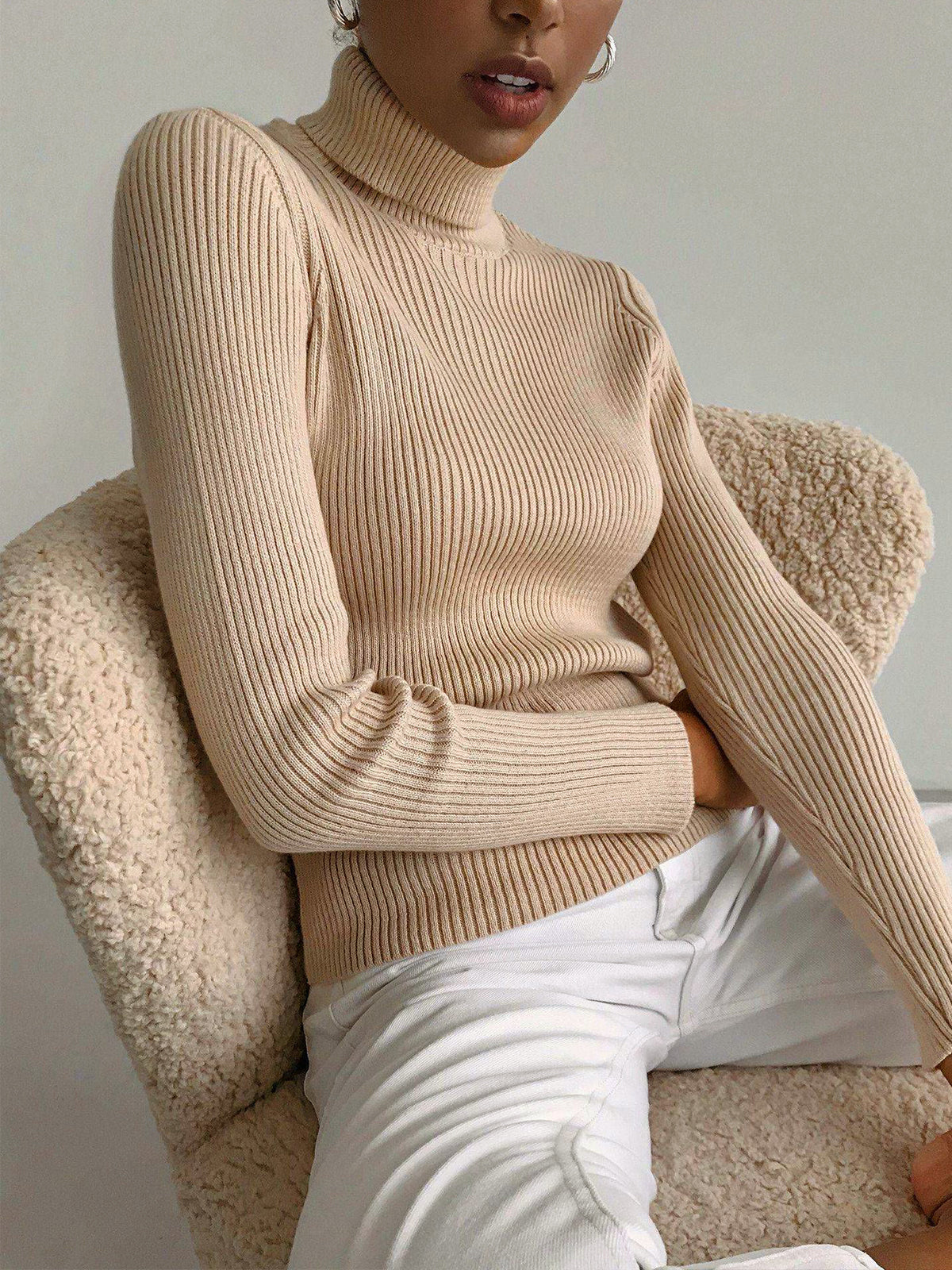 Leisure Turtleneck Knit Top